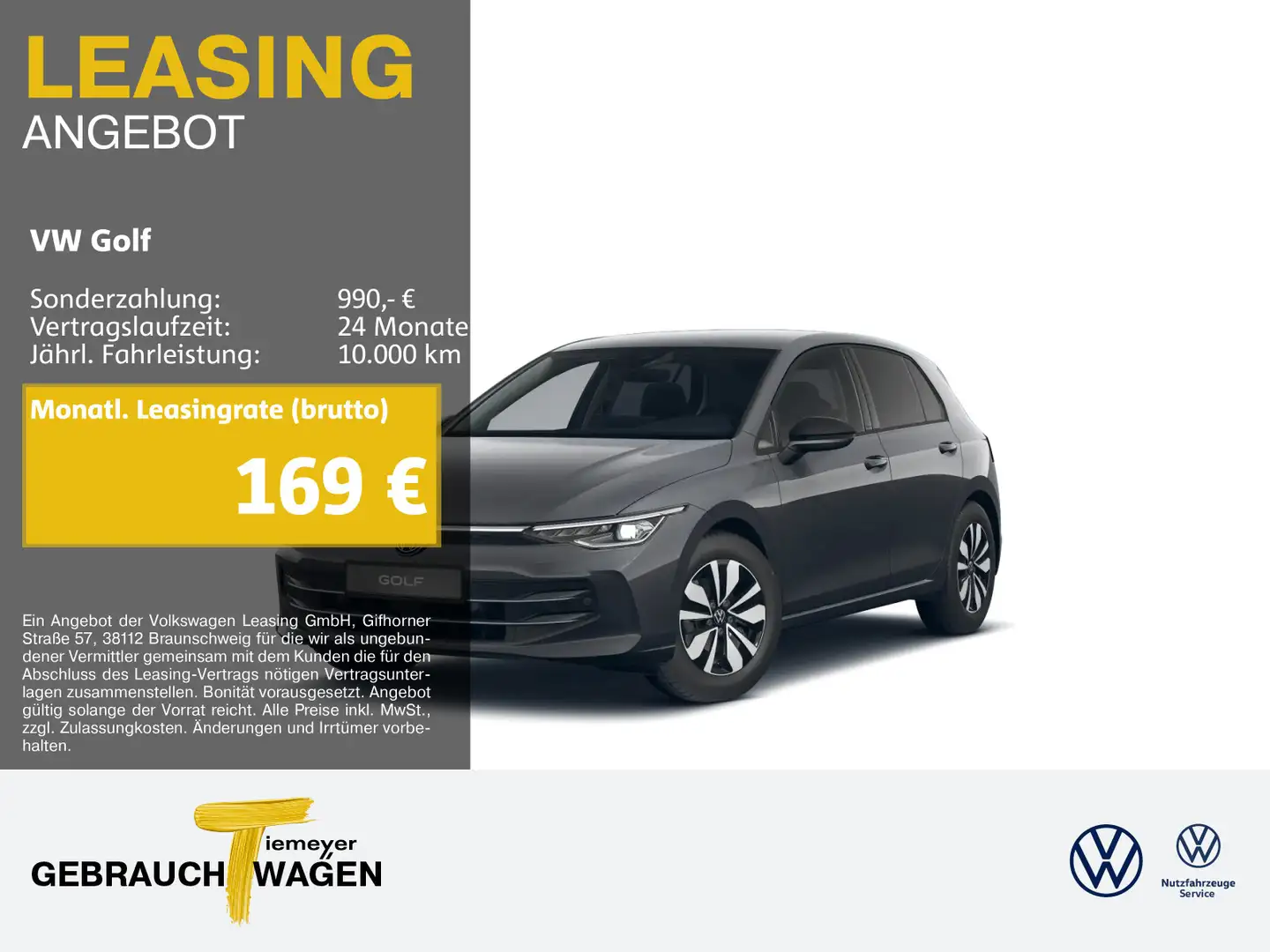 Volkswagen Golf 1.5 TSI GOAL LED+ NAVI AHK PRIVACY Grau - 1