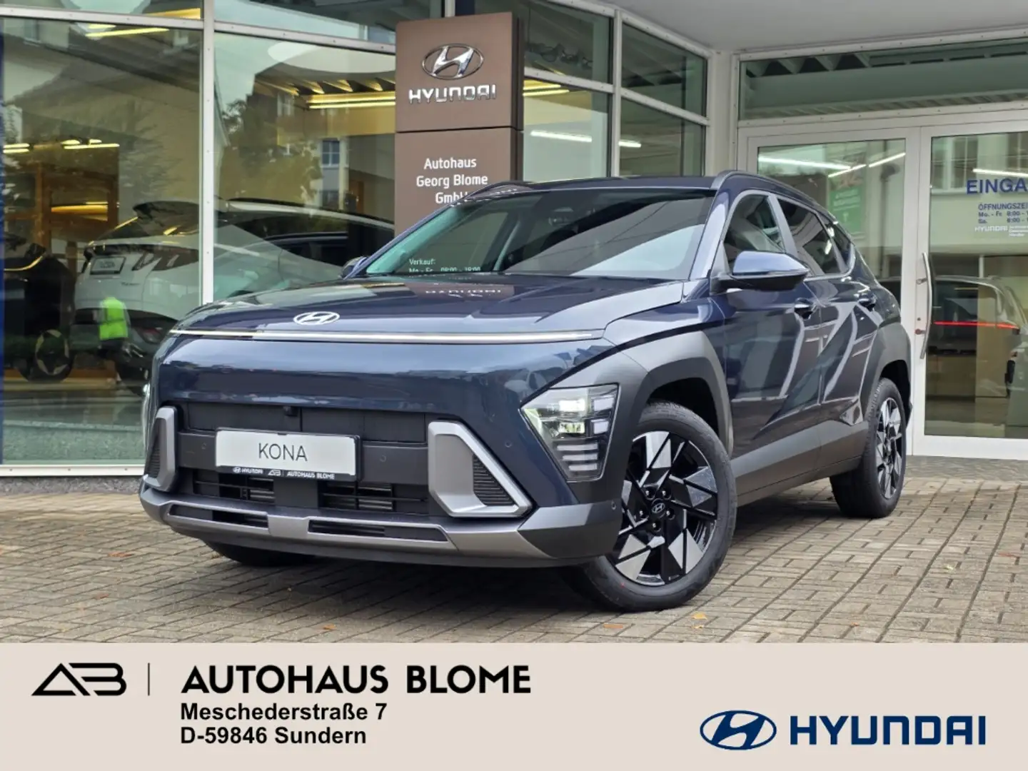 Hyundai KONA 1.6 T-GDI 7-DCT (170 PS) Prime, Navi, Voll-LED, 36 Blu/Azzurro - 1