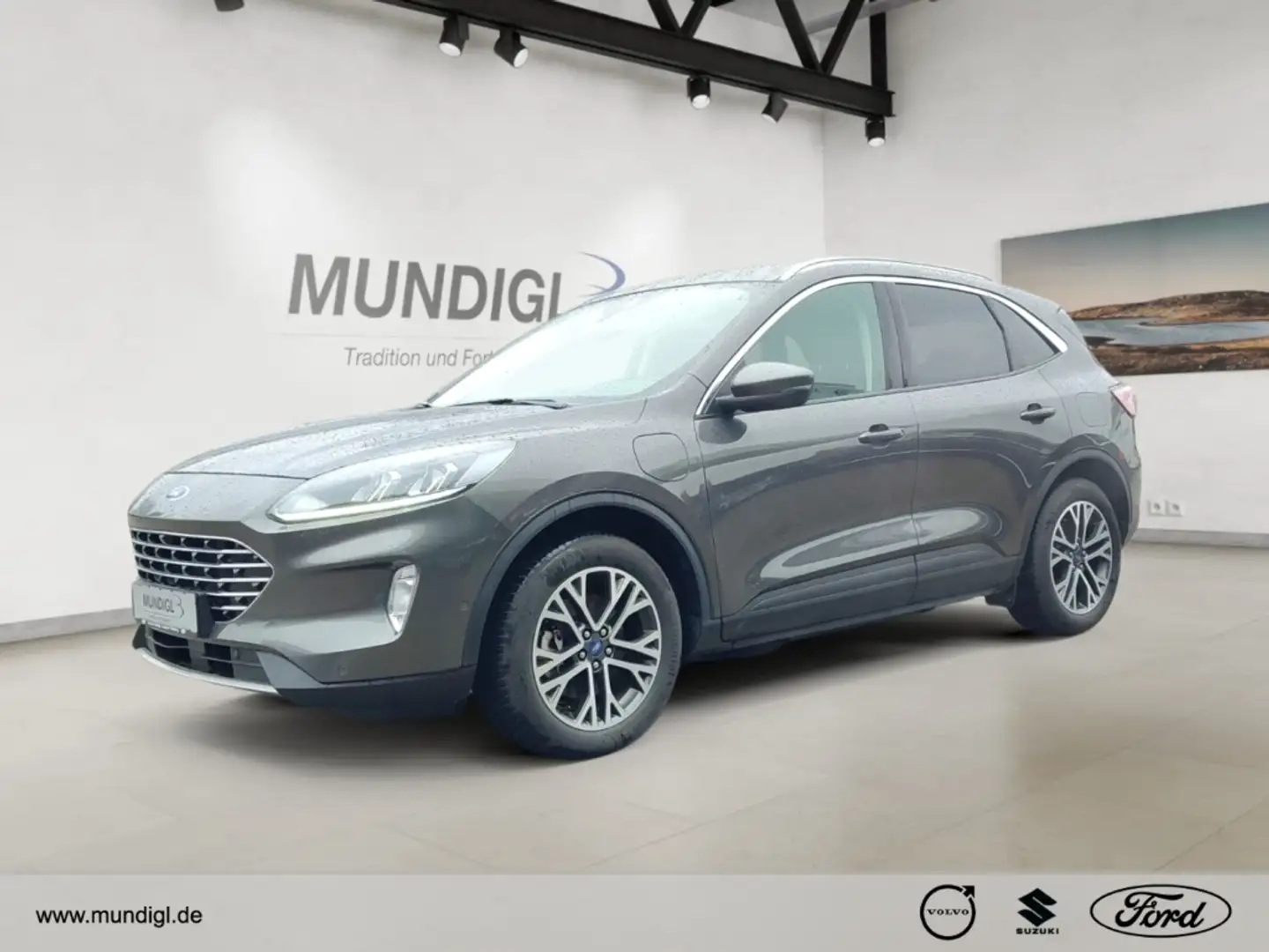Ford Kuga Titanium PHEV Navi ACC Autom RFK SHZ FSH LRH Klima Grau - 1