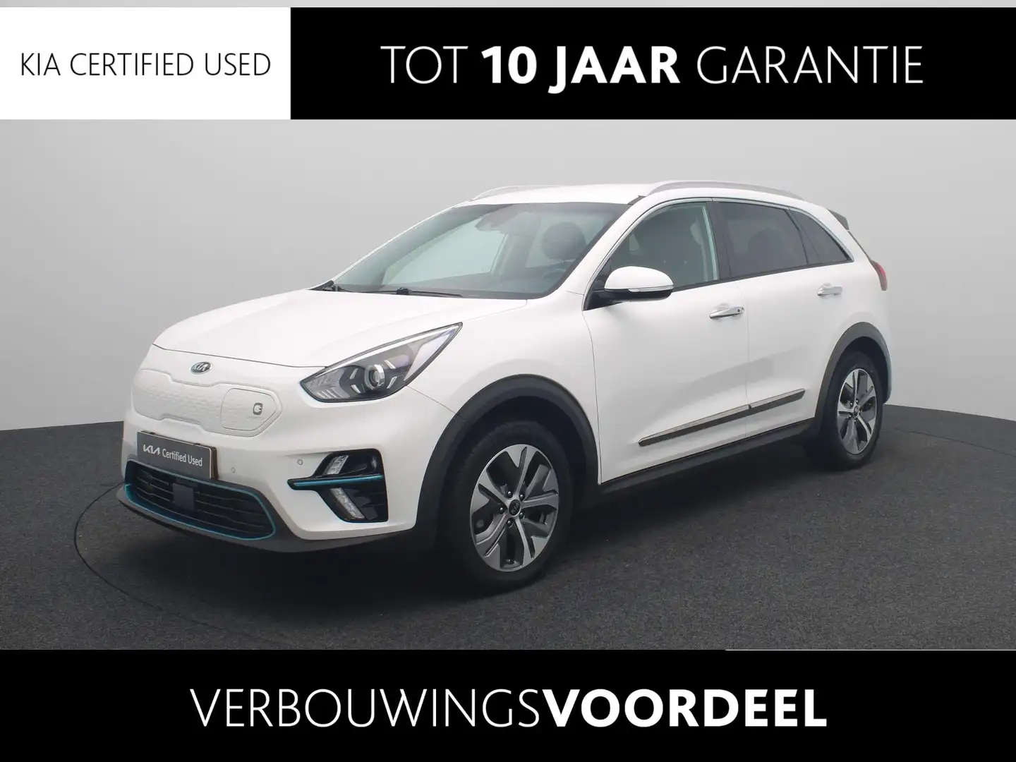 Kia e-Niro DynamicLine 64 kWh | SOH 100% | Navigatie | Camera Wit - 1
