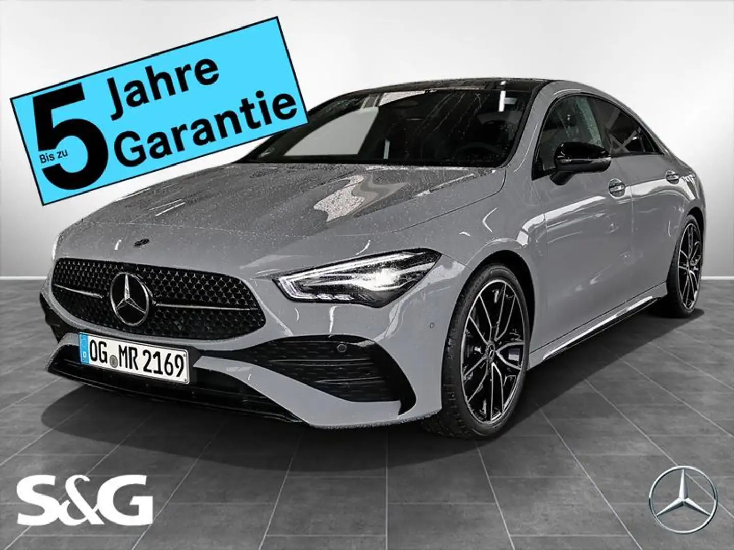 Mercedes-Benz CLA 220 d Coupé AMG MBUX+LED+Pano+RüKam+Distron Grau - 1