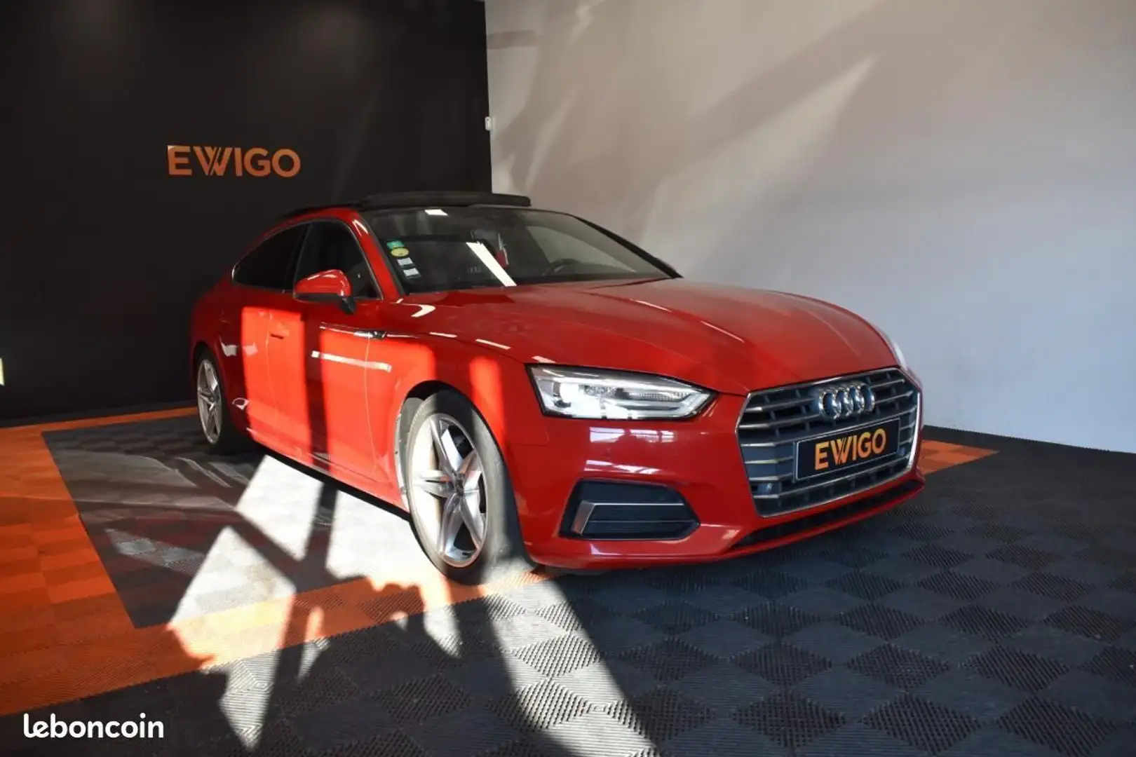 Audi A5 2.0 40 TDI 190ch AVUS S-TRONIC BVA SUIVI GARANTIE  Rouge - 1