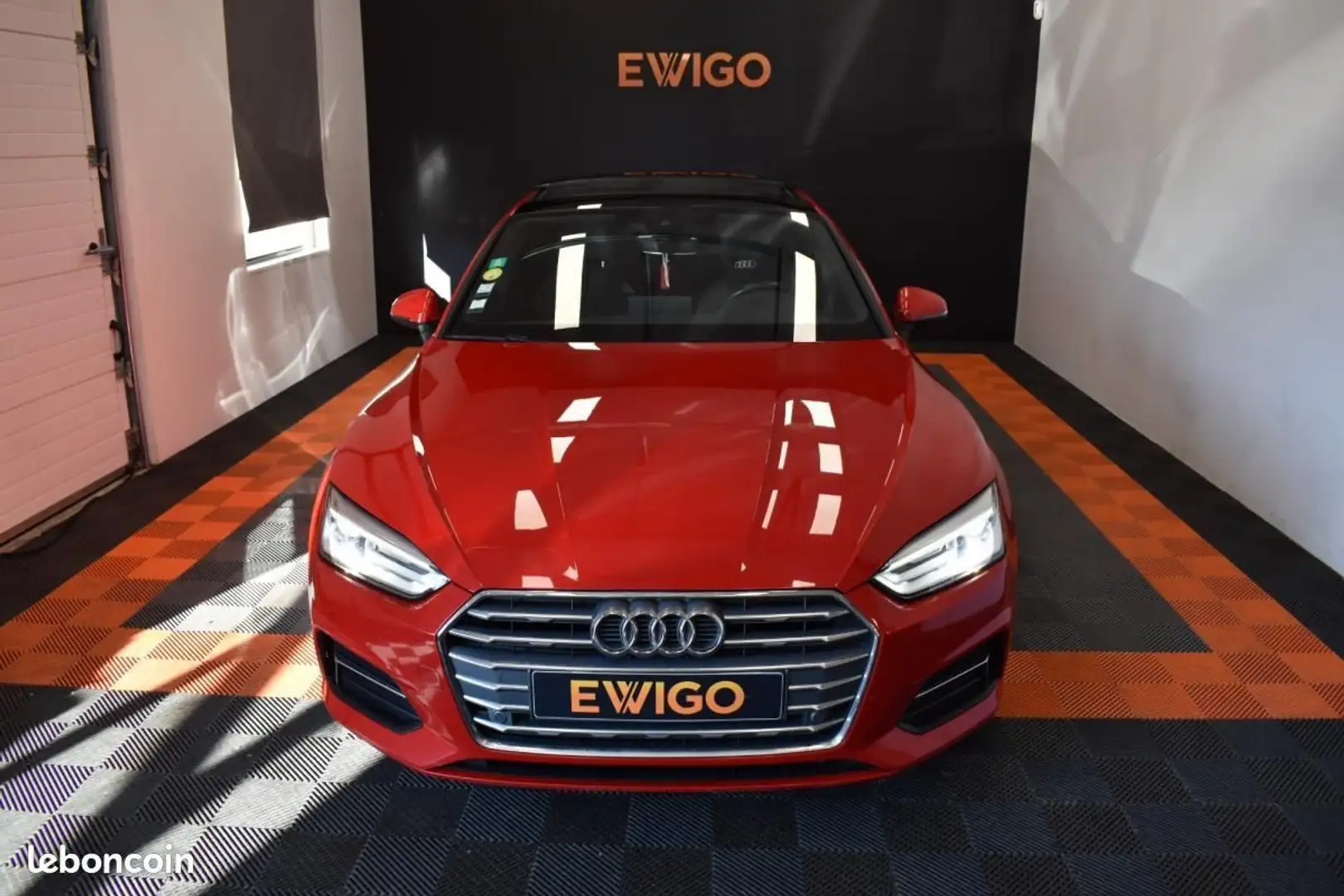 Audi A5 2.0 40 TDI 190ch AVUS S-TRONIC BVA SUIVI GARANTIE  Rouge - 2