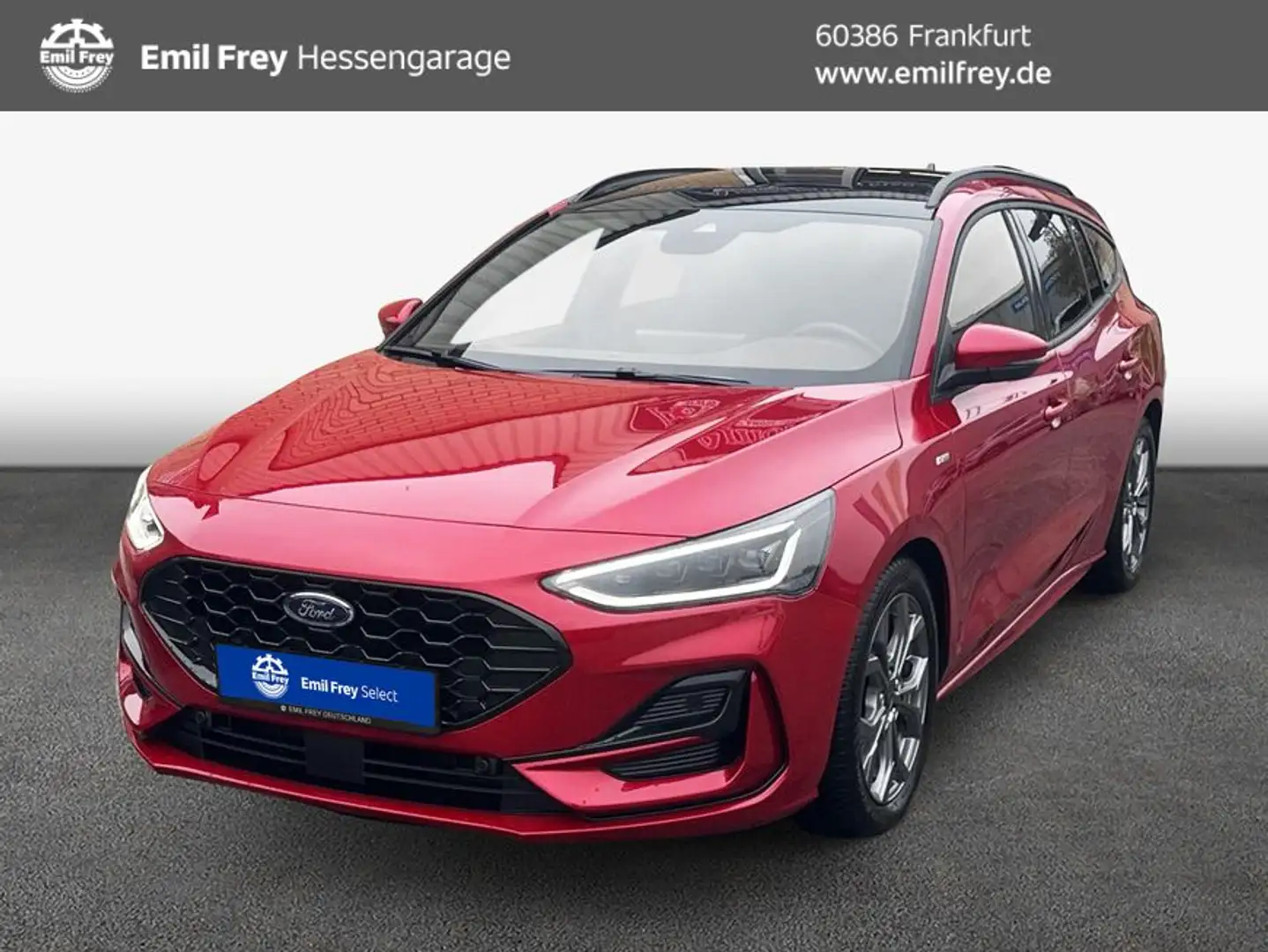Ford Focus Turnier 1.0 EcoBoost Hybrid Aut. ST-LINE Rot - 1