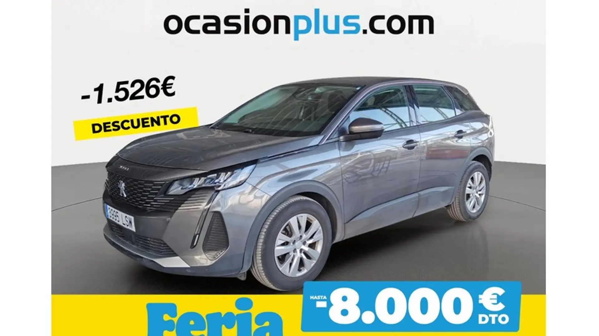 Peugeot 3008 1.6 BlueHDi Active 120 Argent - 1