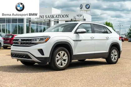 White 2021 Volkswagen Atlas Cross Sport SUV / Crossover All-Wheel Drive 8-Speed Automatic