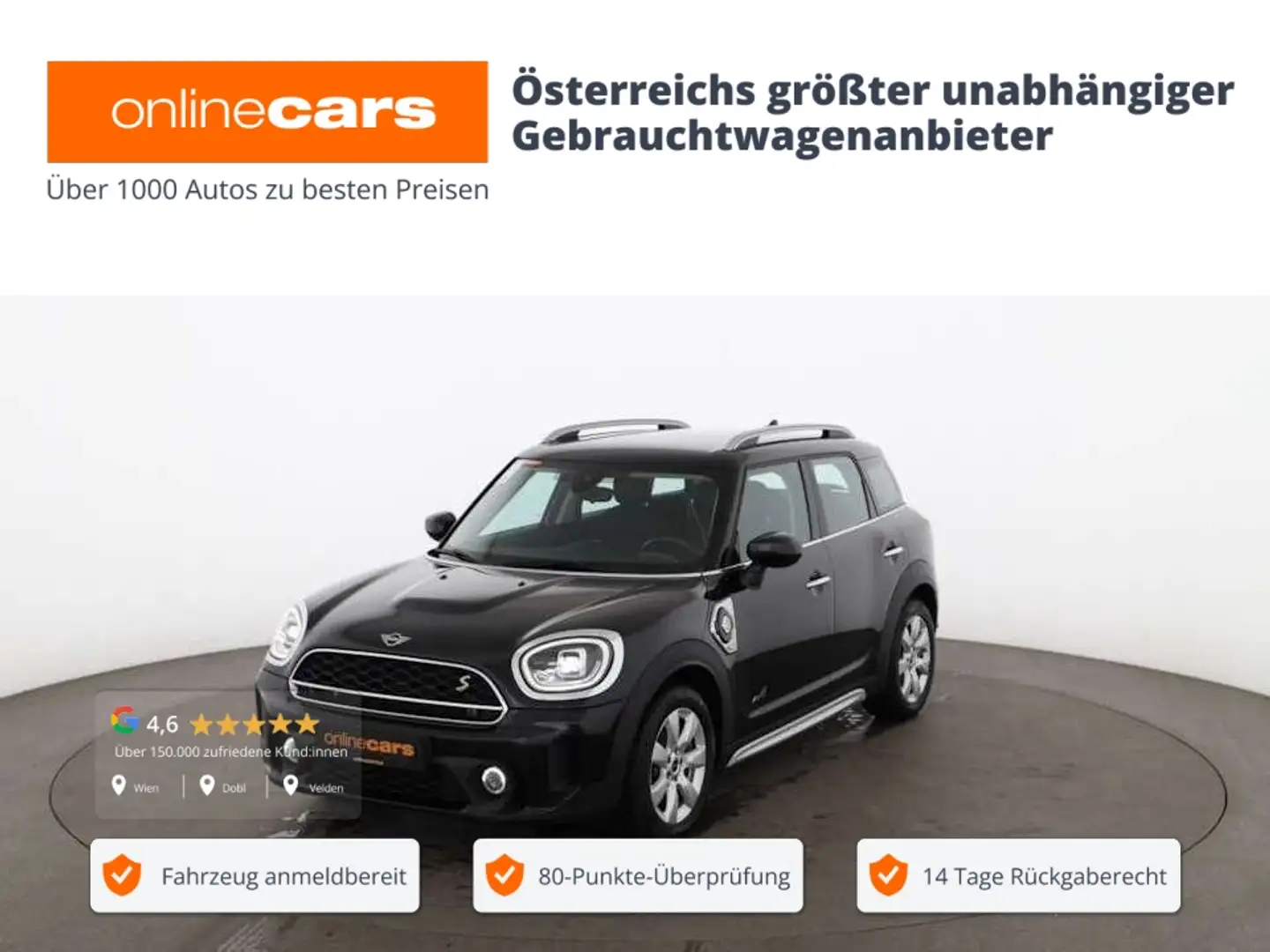 MINI Cooper Countryman PHEV 1.5 SE ALL4 Aut LED NAVI Чорний - 1