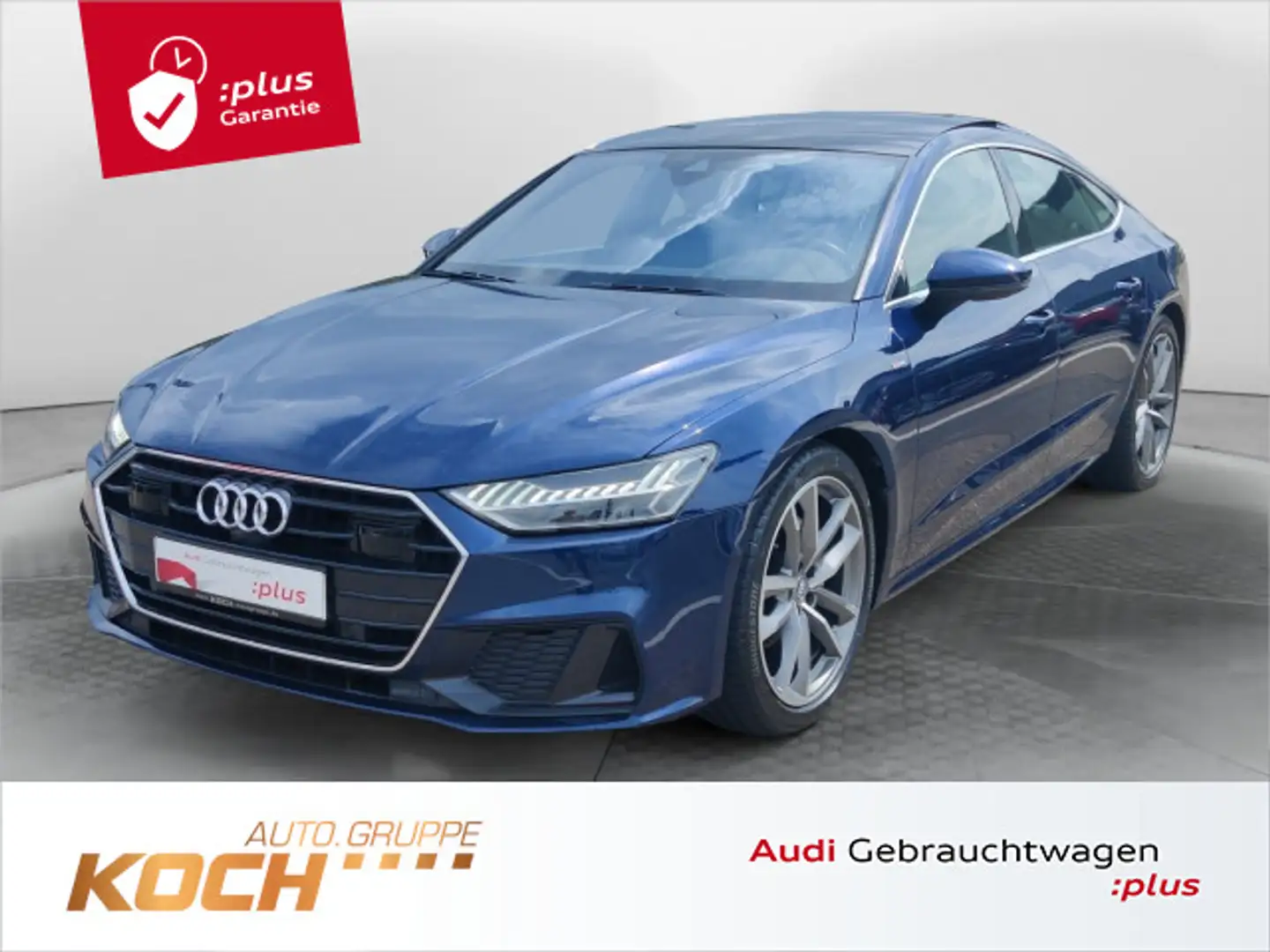 Audi A7 40 TDI S-Tronic, S-Line 2x, HD Matr Kék - 1