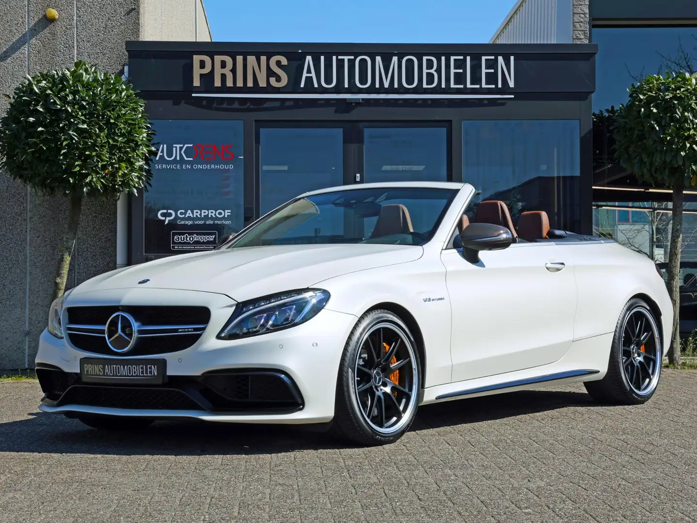 Mercedes-Benz C 63 AMG Cabrio S Edition 1 Designo|Keramisch|Headup Blanco - 1