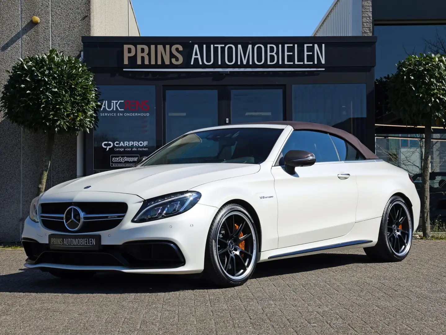 Mercedes-Benz C 63 AMG Cabrio S Edition 1 Designo|Keramisch|Headup Blanco - 2