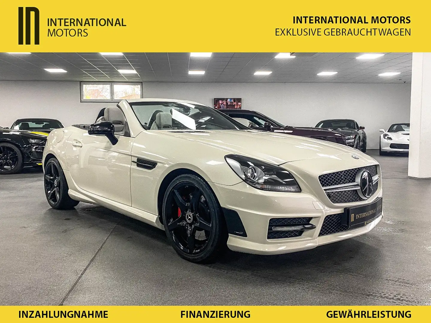 Mercedes-Benz SLK 250 Aut./AMG-Line/Kamera/Harmon-Kardon/SZH/Leder Biały - 1