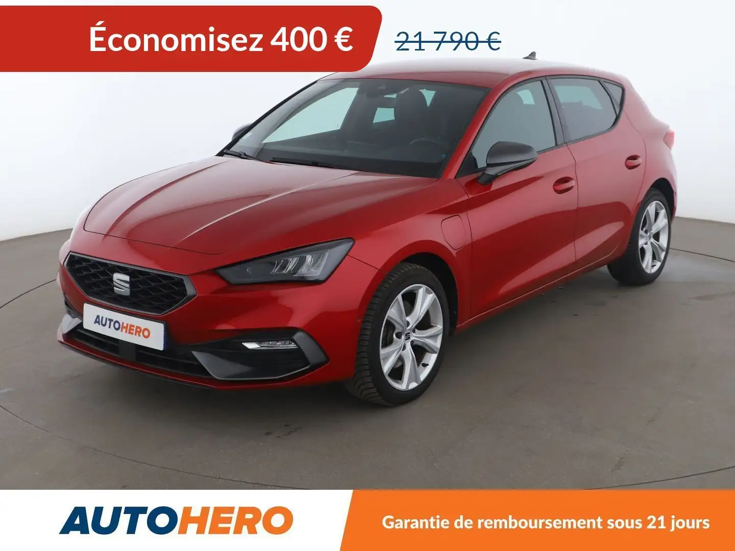 SEAT Leon e-Hybrid 1.4 TSI e-HYBRID FR DSG6 Rouge - 1