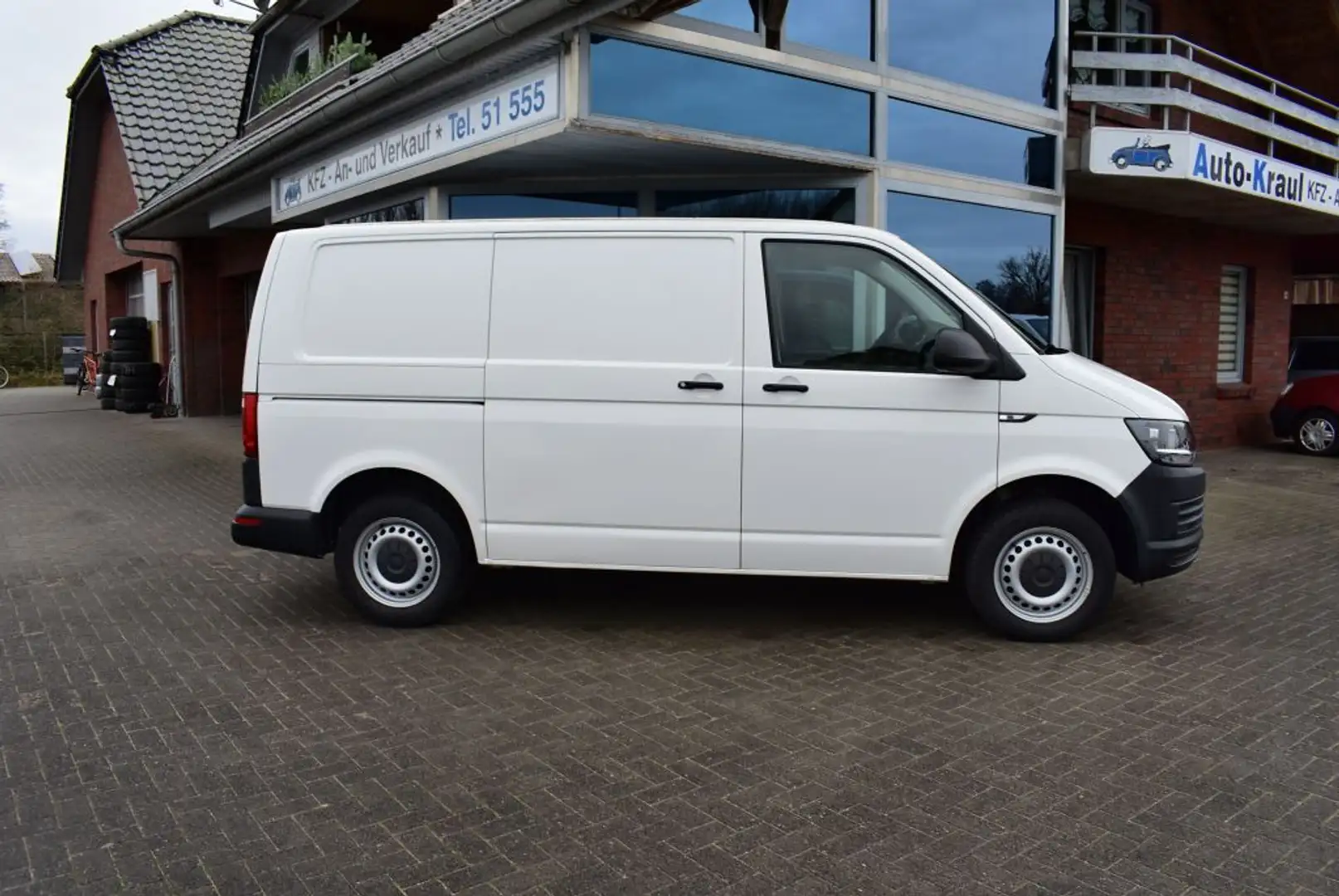 Volkswagen T6 Transporter Kurz EU6 Kasten 3-Sitzer el. FH el. Spiegel ZV+FB Blanc - 2