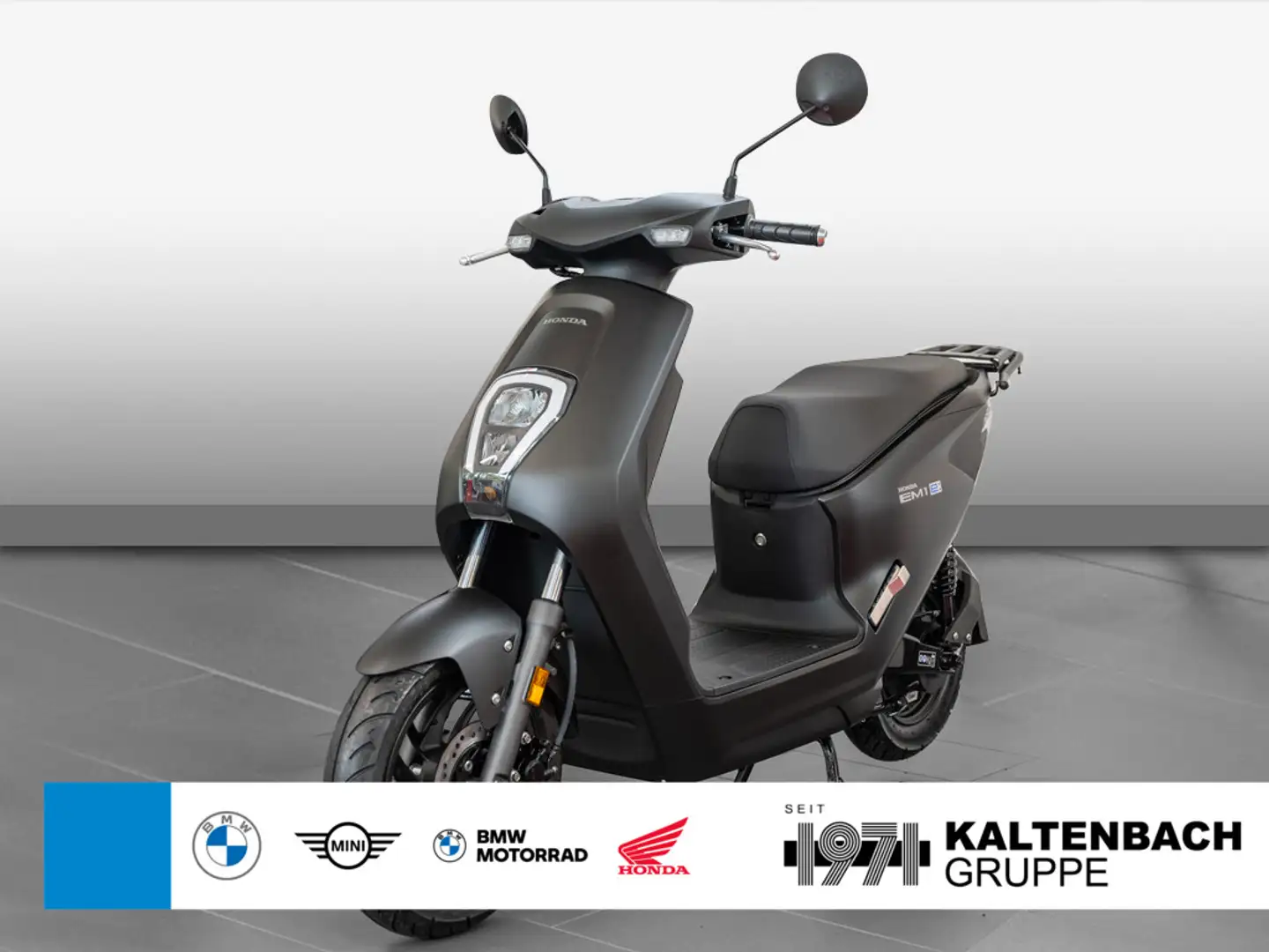 Honda EM1 e : LED SCHEINWERFER *EXTRA AKKU* Schwarz - 1