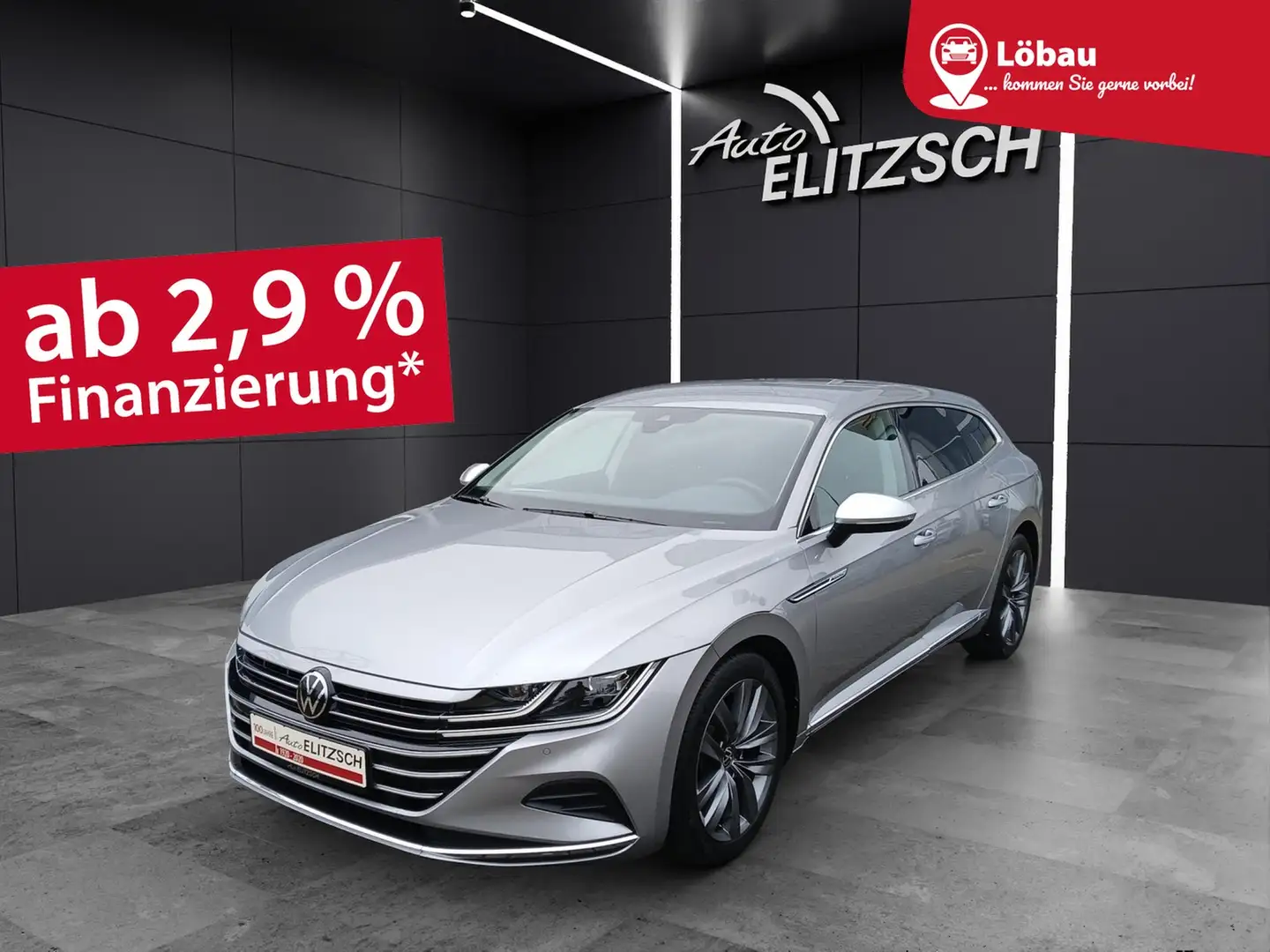 Volkswagen Arteon SB TDI Elegance DSG LED AHK Navi AID ACC RFK SH Silber - 1