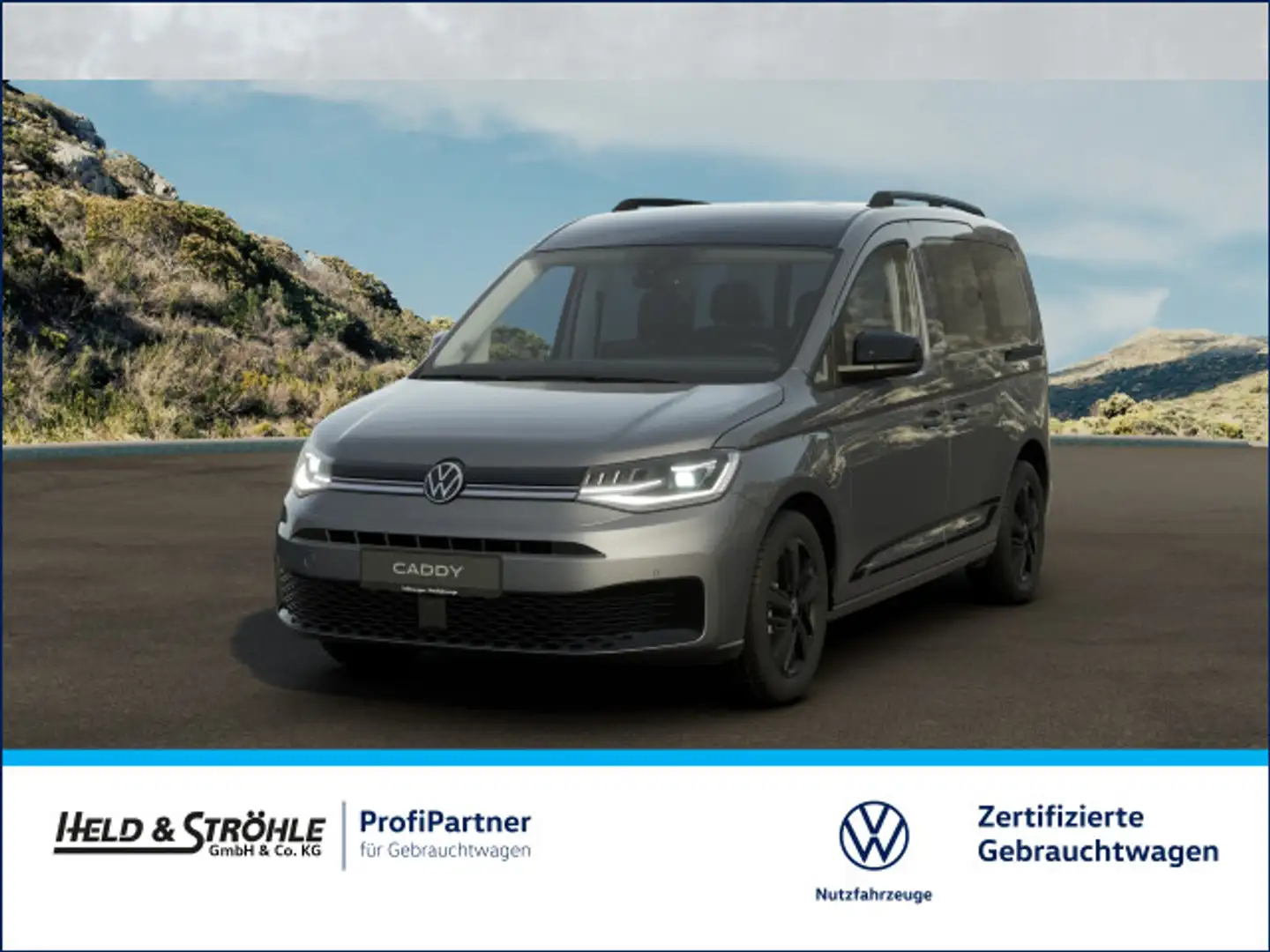 Volkswagen Caddy Edition 1.5 TSI eHybrid DSG AHK PARKLENK Gris - 1
