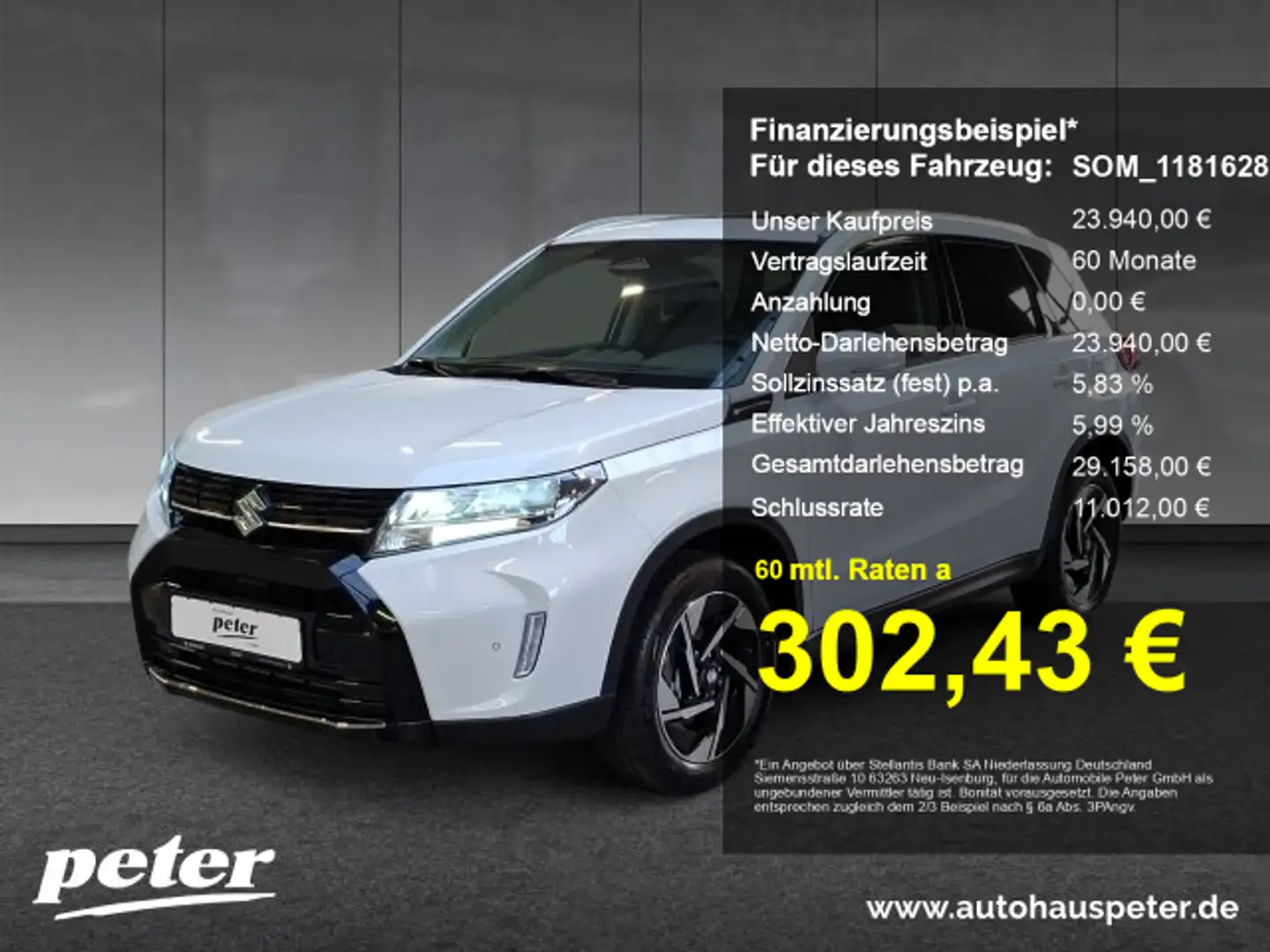 Suzuki Vitara Vitara 1.4 Comfort+ Allgrip Hybrid Weiß - 1
