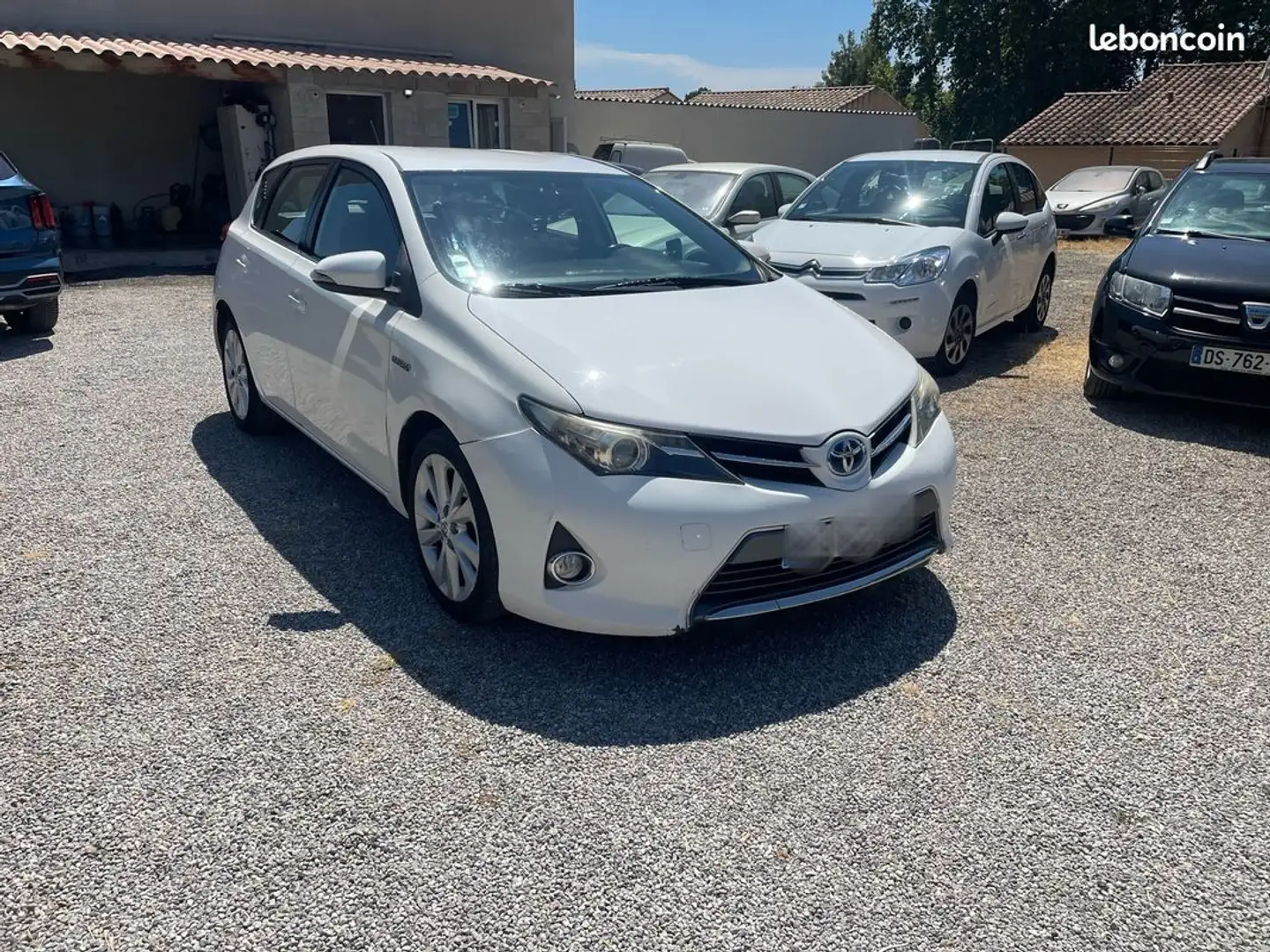 Toyota Auris HYBRID Blanc - 2