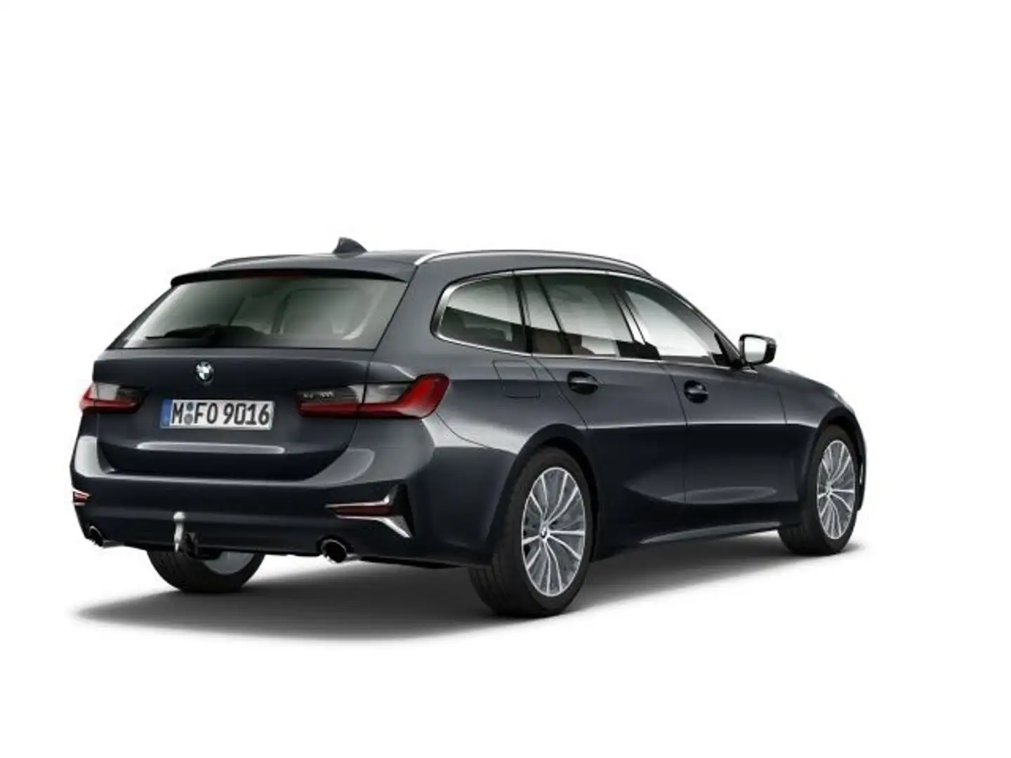 BMW 320 d Touring Luxury Line Automatik Aut. AHK PDC Grau - 2
