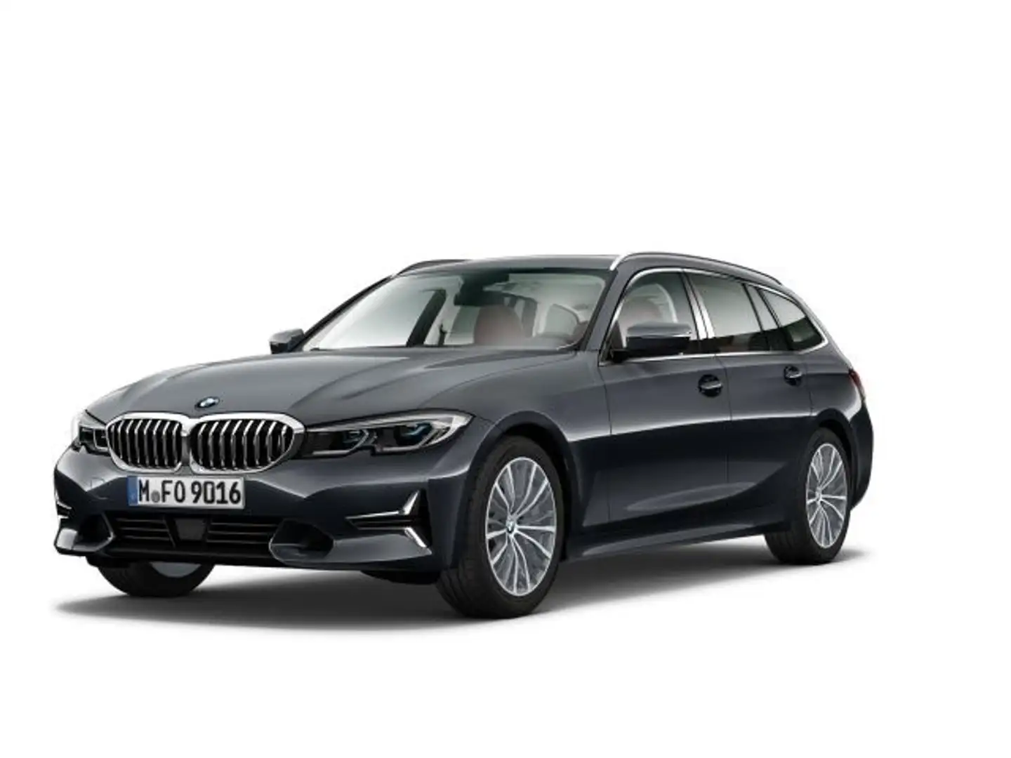 BMW 320 d Touring Luxury Line Automatik Aut. AHK PDC Grau - 1
