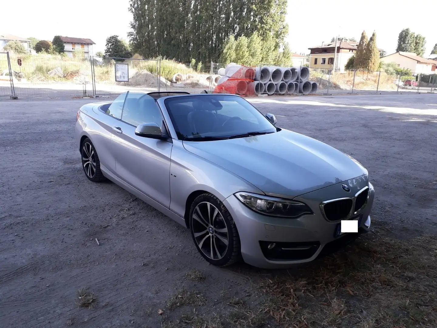 BMW 220 220D cabrio MSPORT 190CV aut. Argento - 1