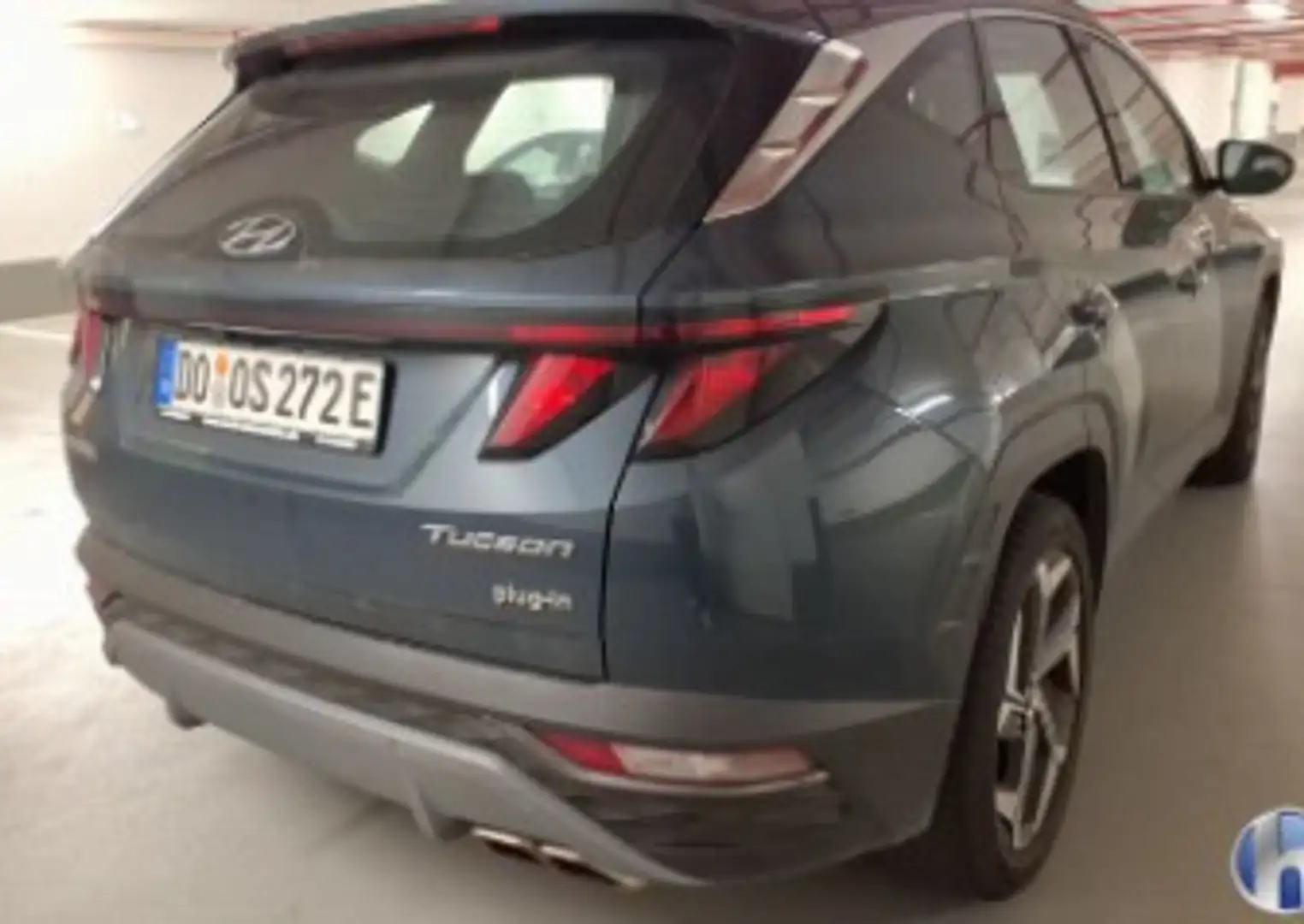 Hyundai TUCSON Hybrid 4WD dig.Cockpit LED Navi PDC SHZ Bleu - 2
