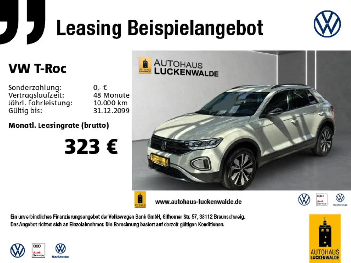 Volkswagen T-Roc T-ROC 1.5 TSI Goal DSG *R-KAM*17"*ACC*SHZ* Gris - 1