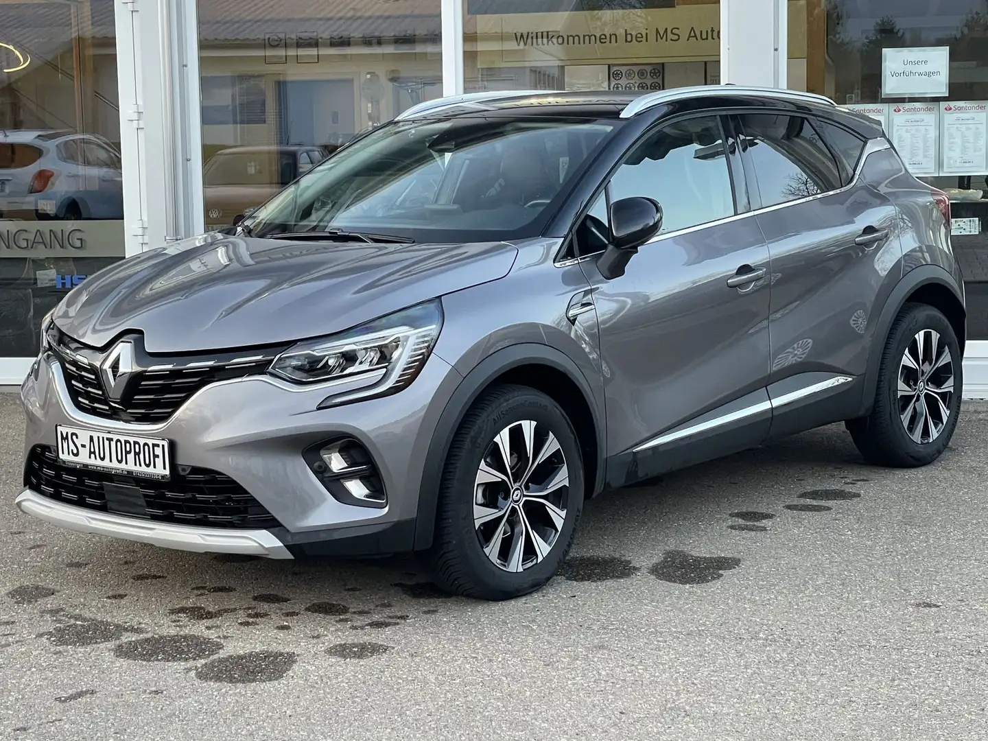 Renault Captur TCE 140 EDC Automatik Navi Kam App ACC LE Grigio - 1