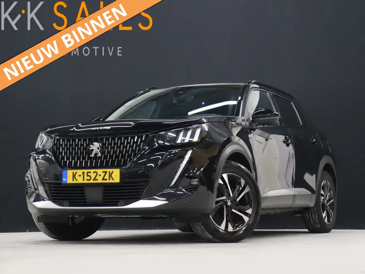 Peugeot 2008 1.2 PureTech GT [APPLE CARPLAY, DIGITAL DASH, SFEE Zwart - 1