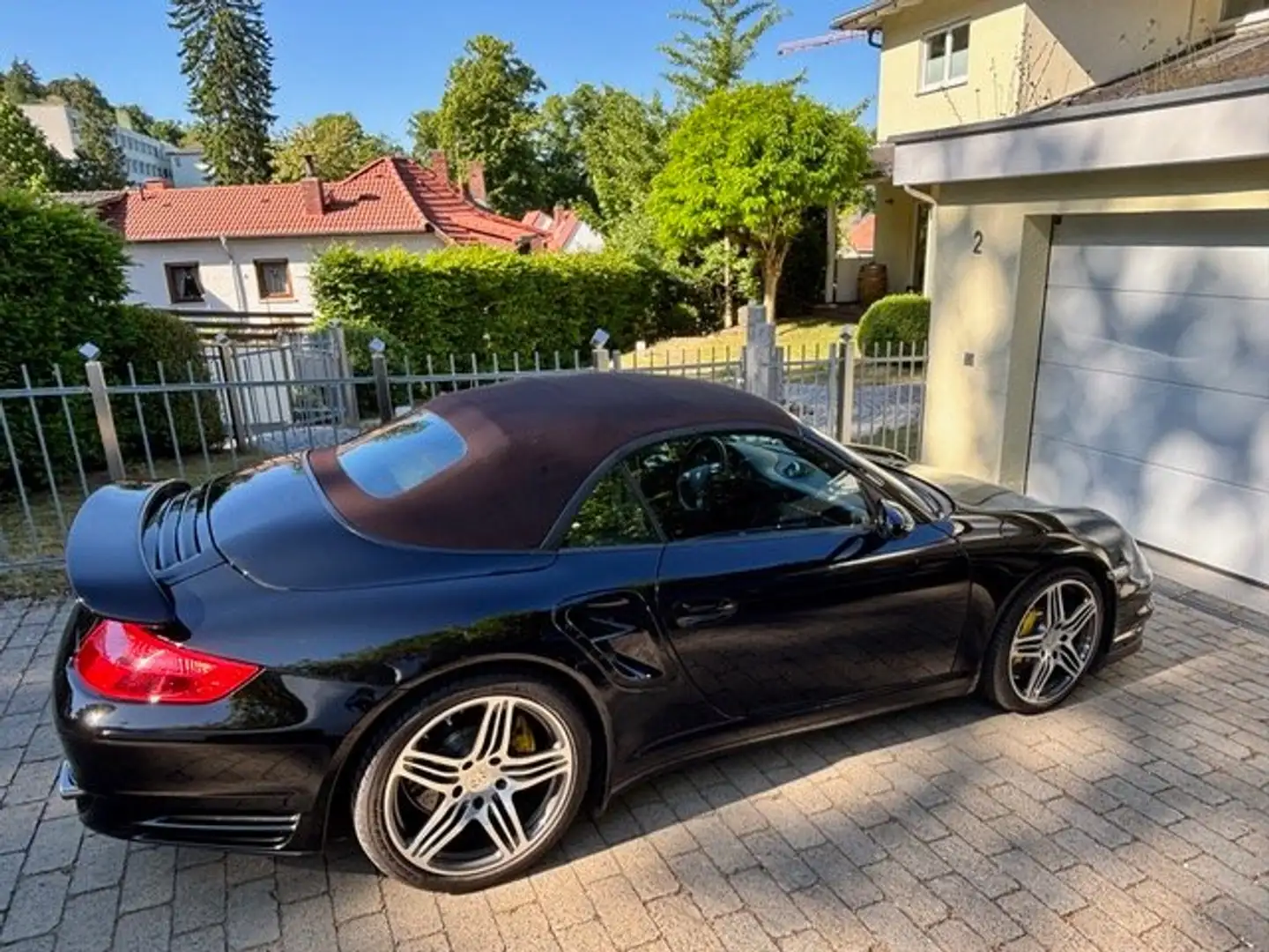 Porsche 997 911 Turbo Cabriolet Tiptronic S Schwarz - 2
