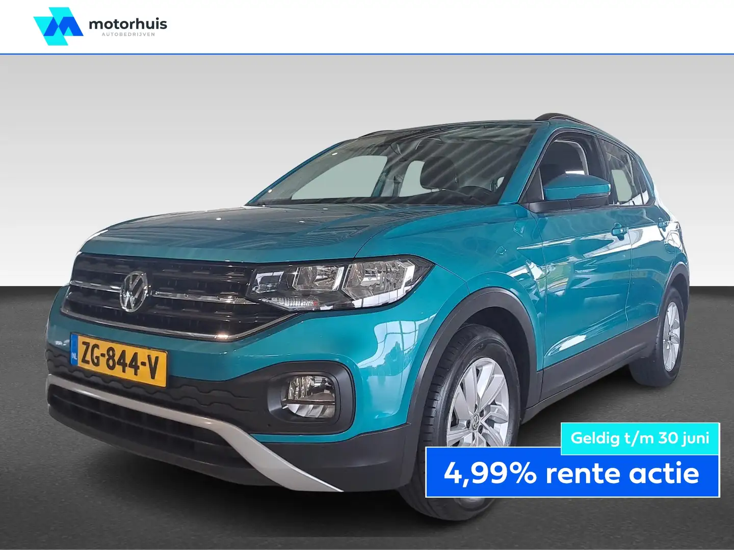 Volkswagen T-Cross 1.0 TSI 115PK LIFE NAVI TEL CRUISE NAP Groen - 1