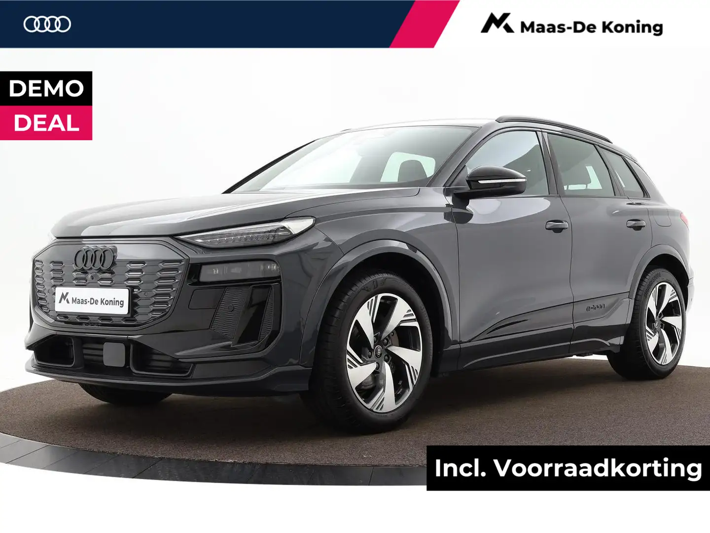 Audi Q6 e-tron S edition Performance 306 PK Audi Q6 e-tron Grijs - 1