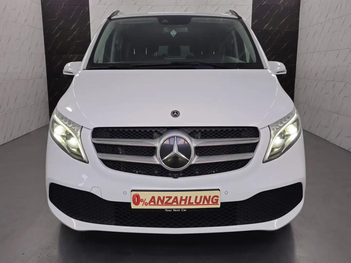 Mercedes-Benz V 220 d+4Matic+7. Sitzer+AHK+LED+360°+Navi+Temp Weiß - 2