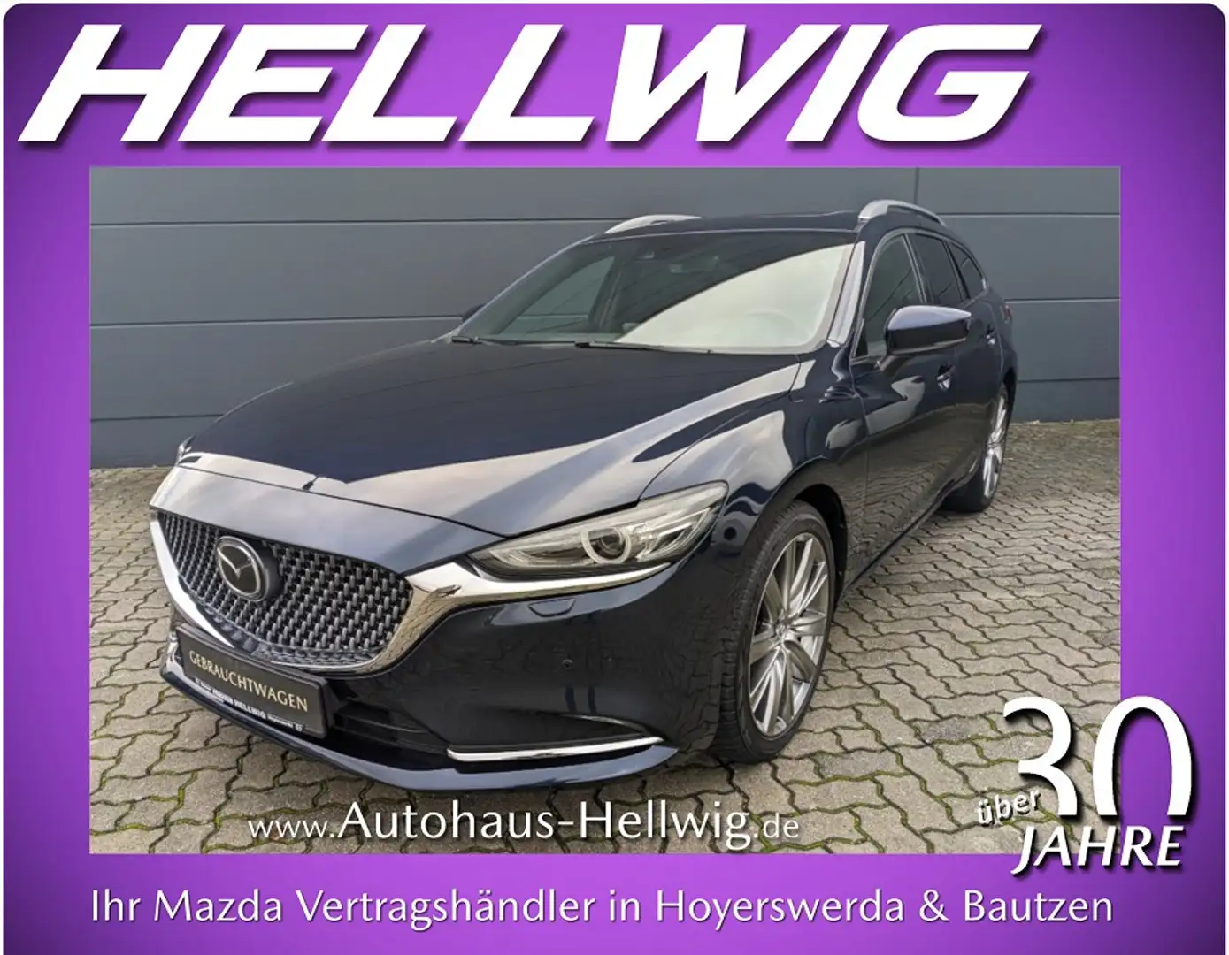 Mazda 6 Kombi 2.5l Takumi GSD Nappaleder Bose Ganzjahresre Blau - 1