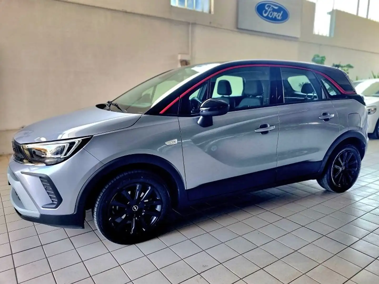 Opel Crossland X Crossland X 1.2 GS Line OK NEOPATENTATI Argento - 2