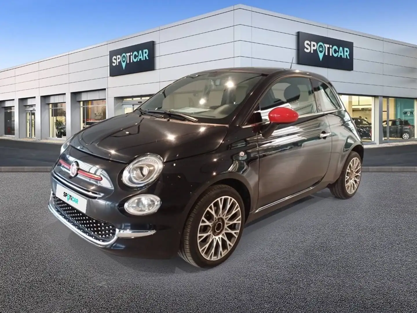 Fiat 500 1.0 Hybrid 70 (Red) Nero - 1