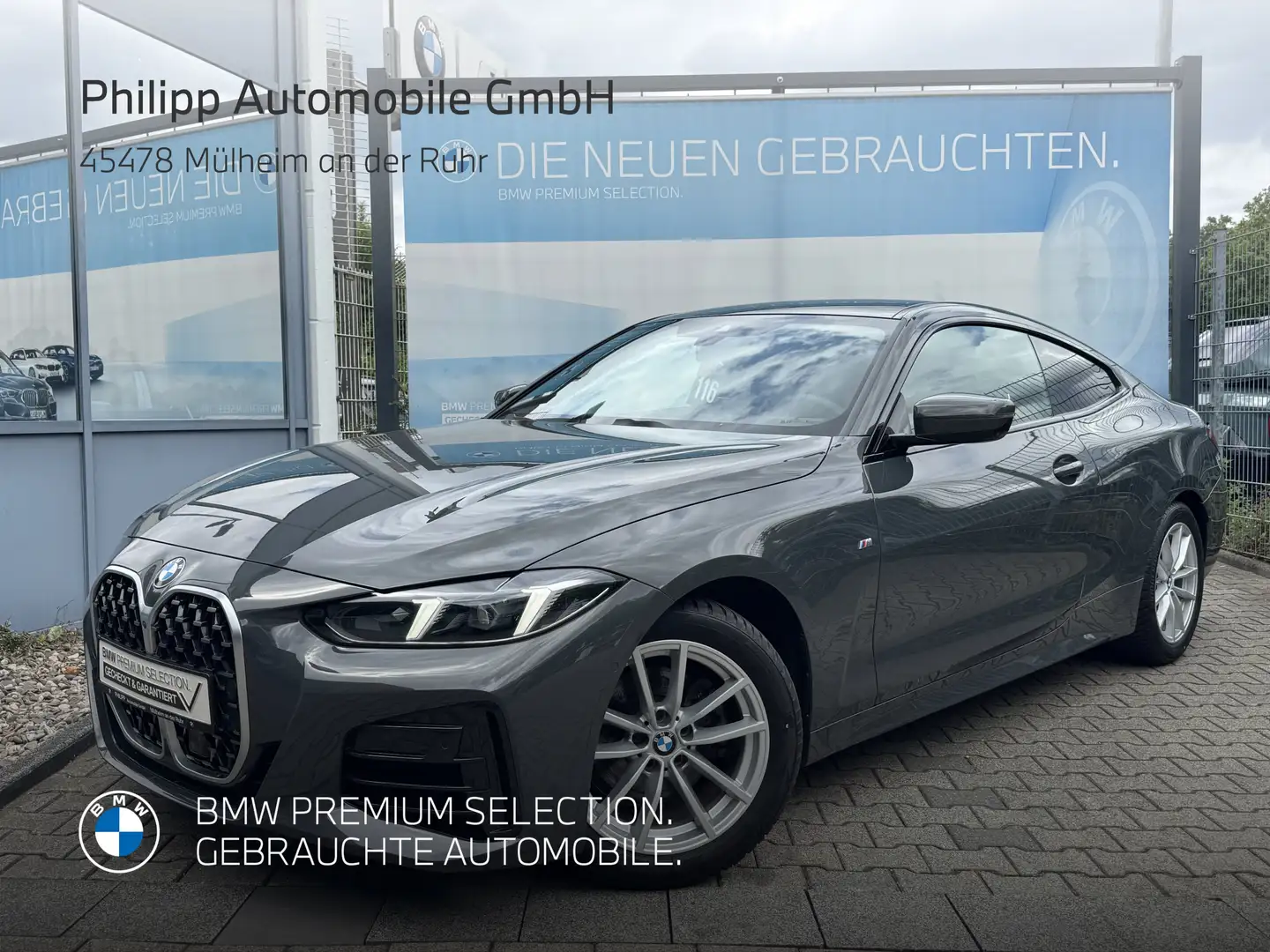 BMW 420 i Coupe M Sport ACC E-Sitze Facelift Ambiente Grau - 2