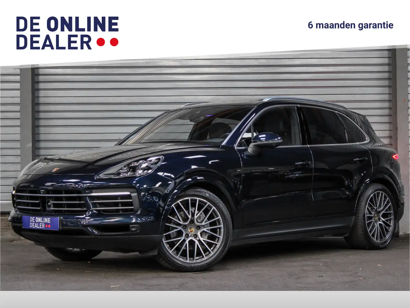 Porsche Cayenne 3.0 340PK |Pano|Sfeer|360|Achterasbest|Lucht| Blauw - 1