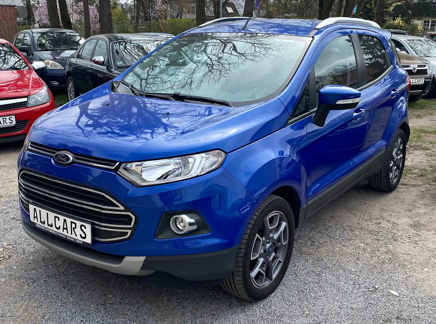 Ford EcoSport Titanium,  29 Tkm!! gepflegtes Kfz! Navi, Klima, Blau - 2