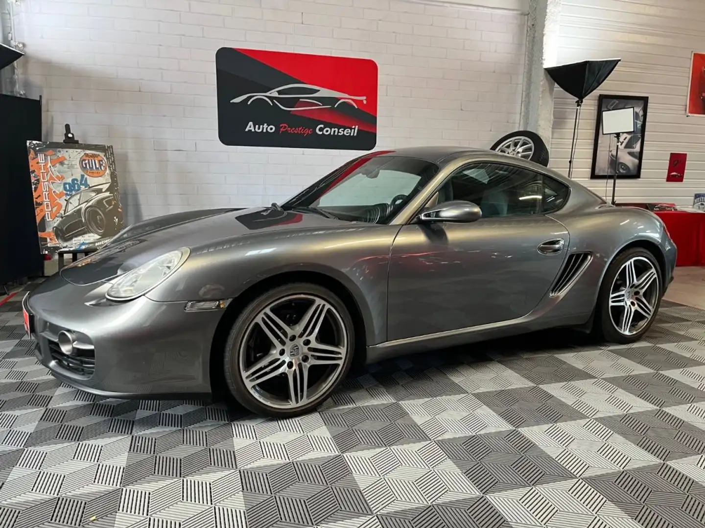 Porsche Cayman 2.7 245cv boîte manuelle Gris - 1