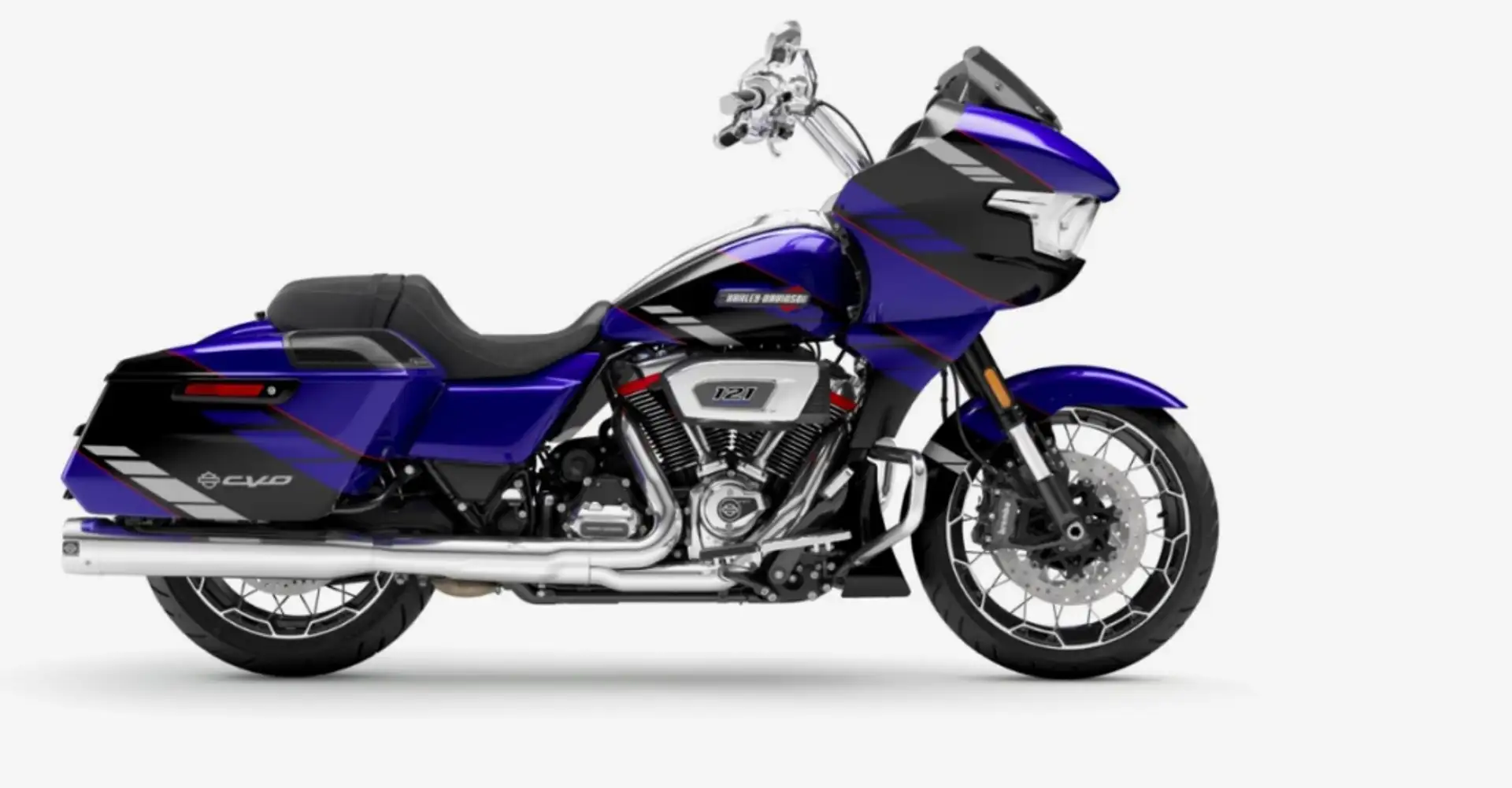 Harley-Davidson Tour Glide ROAD CVO BLUE STREAK Blauw - 1