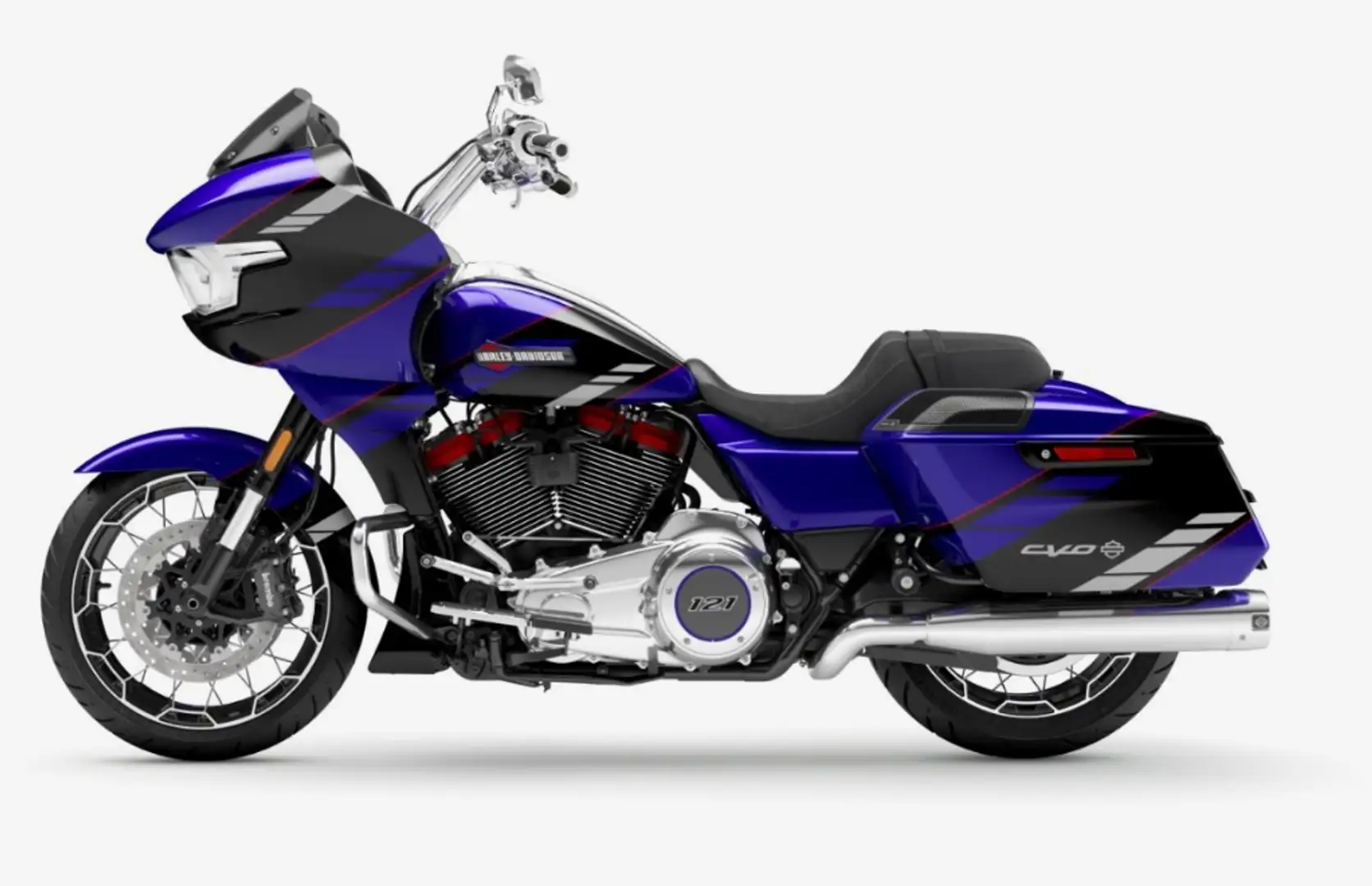 Harley-Davidson Tour Glide ROAD CVO BLUE STREAK Blauw - 2