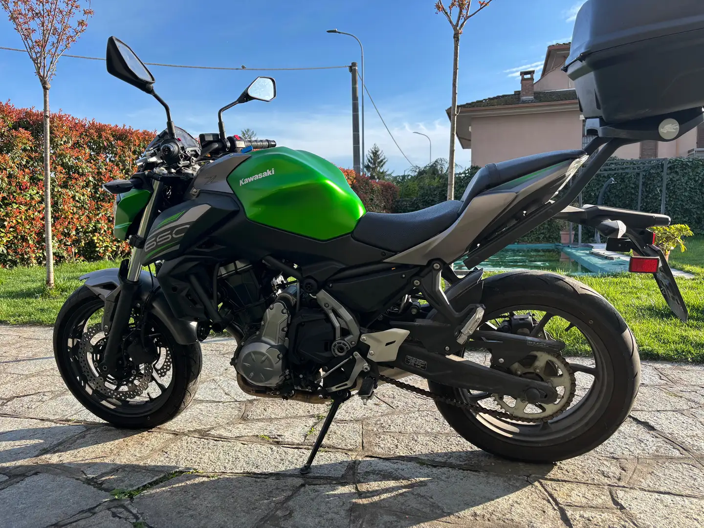 Kawasaki Z 650 Kawasaki Z650 –Depotenziata 35 kW – Patente A2 Зелёный - 1