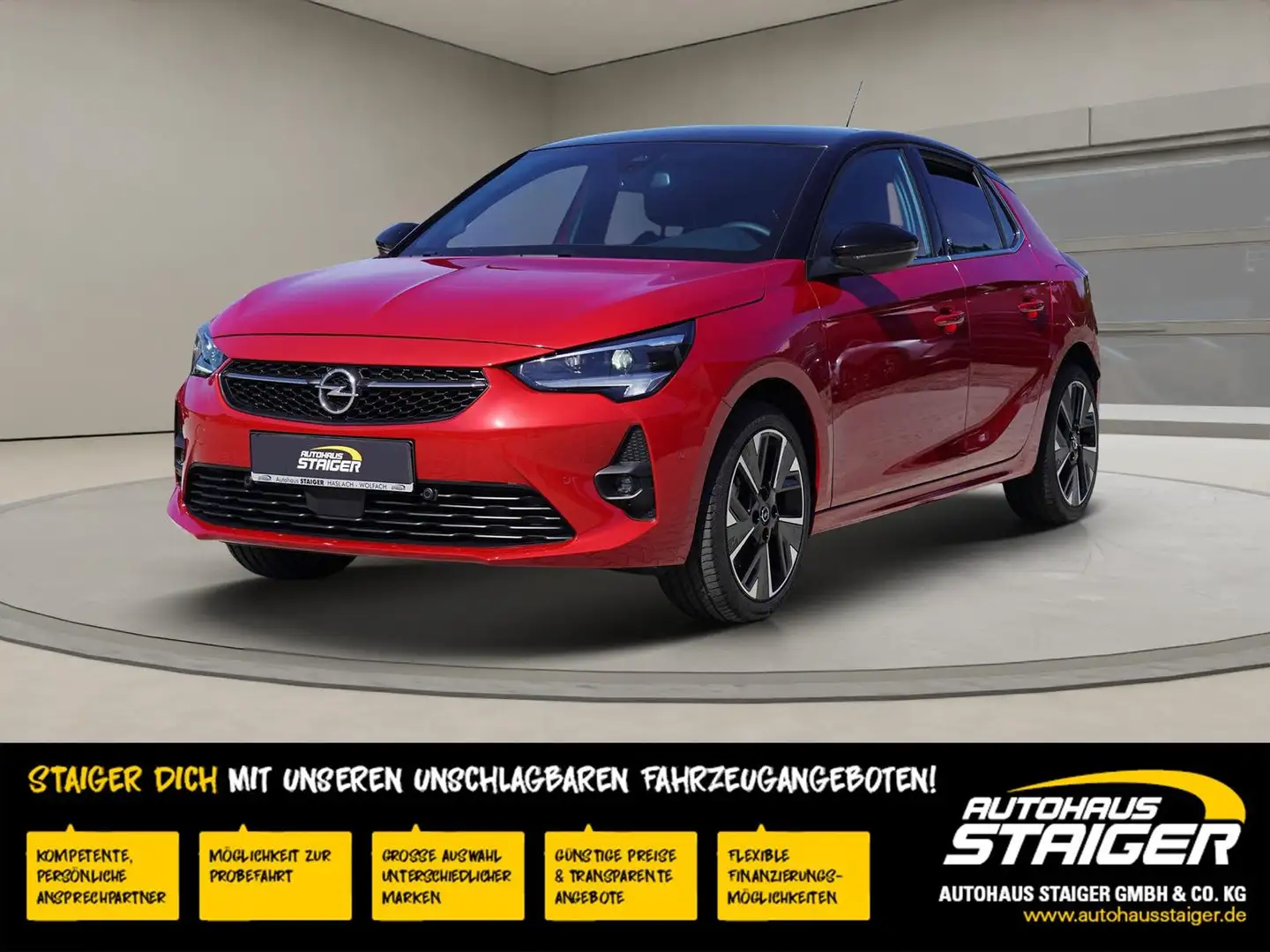Opel Corsa -e Ultimate++Rückfahrkamera+Sitzheizung+ Rood - 1