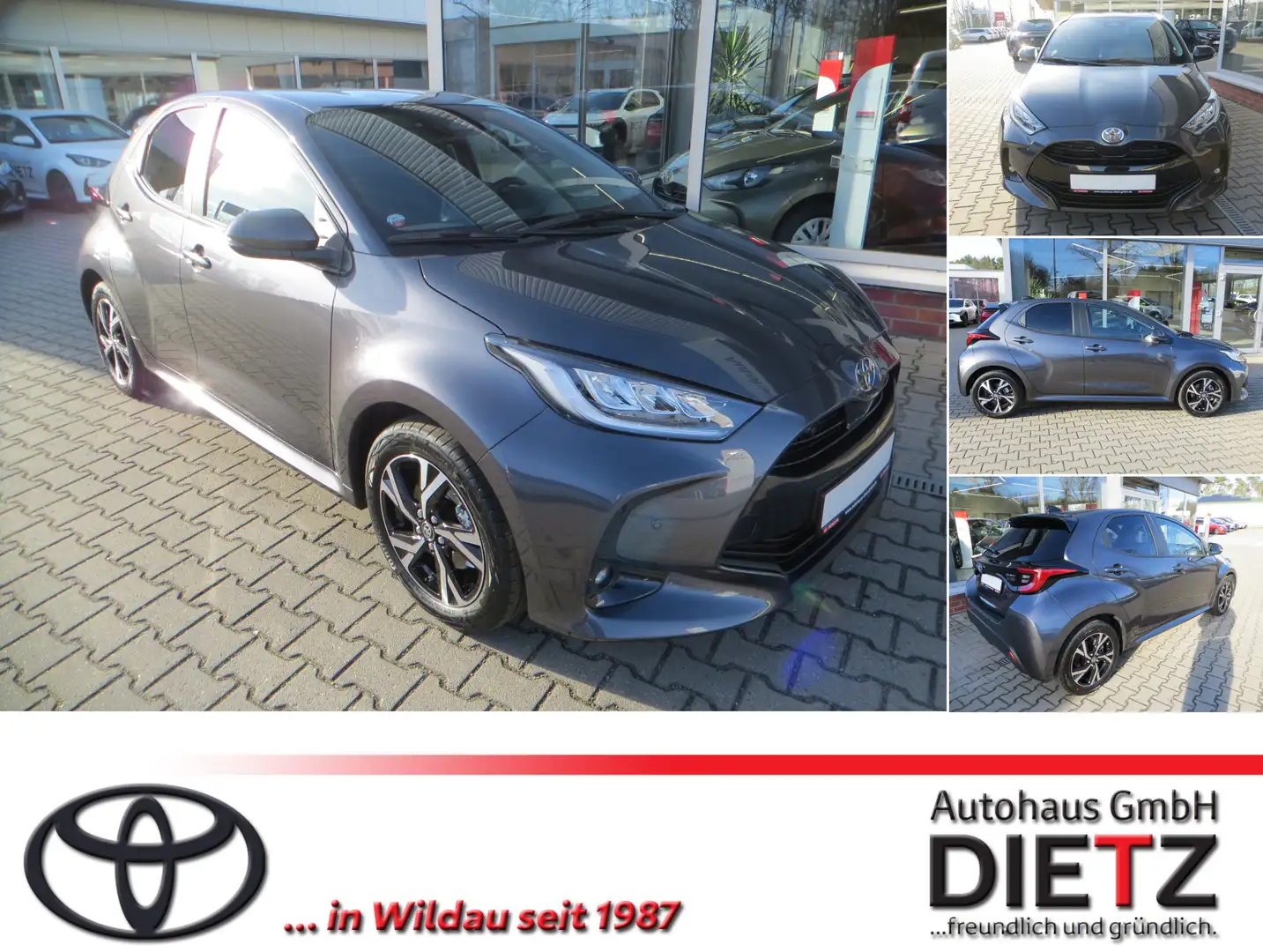 Toyota Yaris 1.5L Teamplayer *Safety-Paket, Comfort-Paket* Grijs - 1