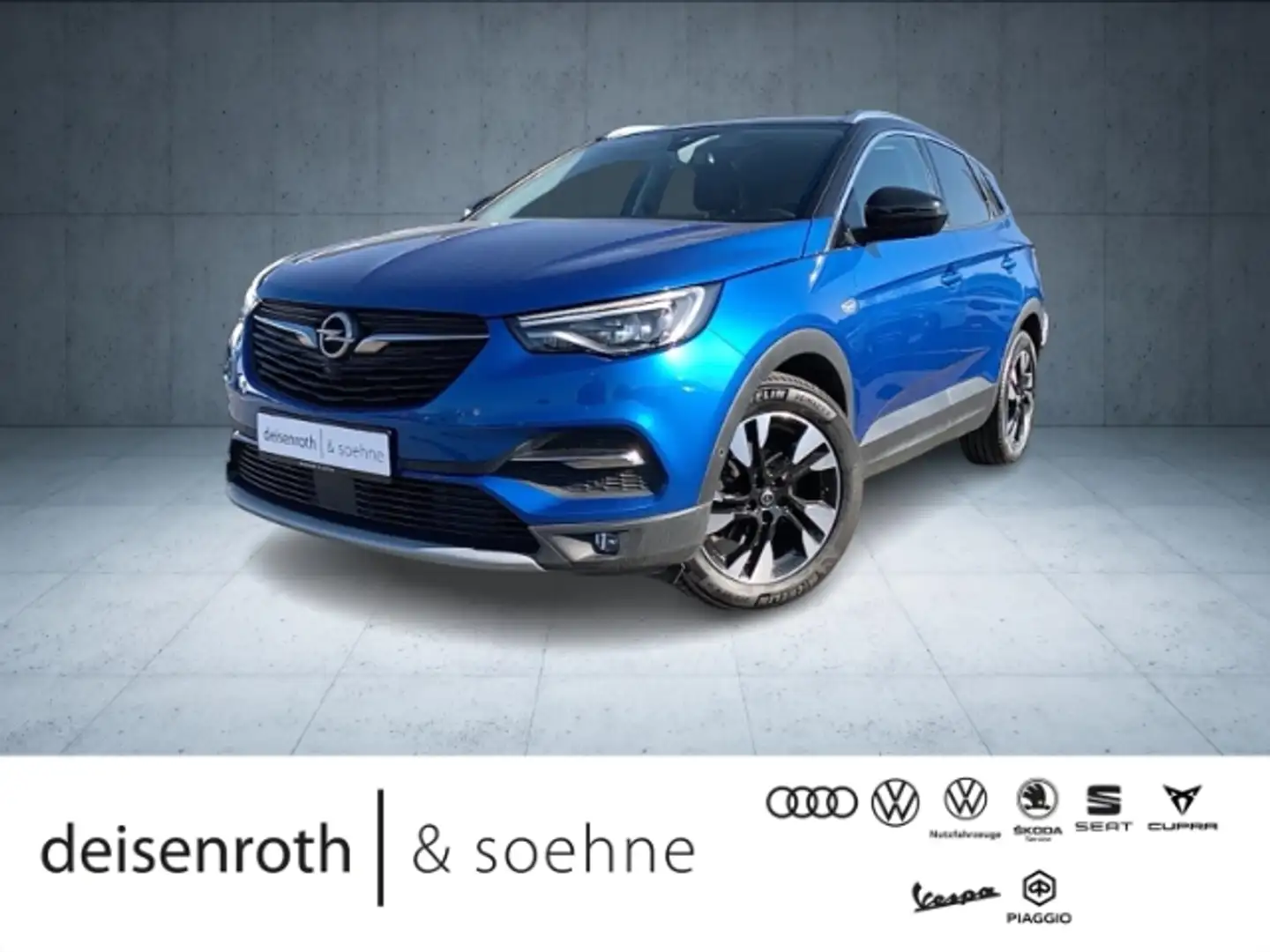 Opel Grandland Ultimate 1.2 Turbo AHK/18''/4xSHZ/Nav/360/Assist Blau - 1