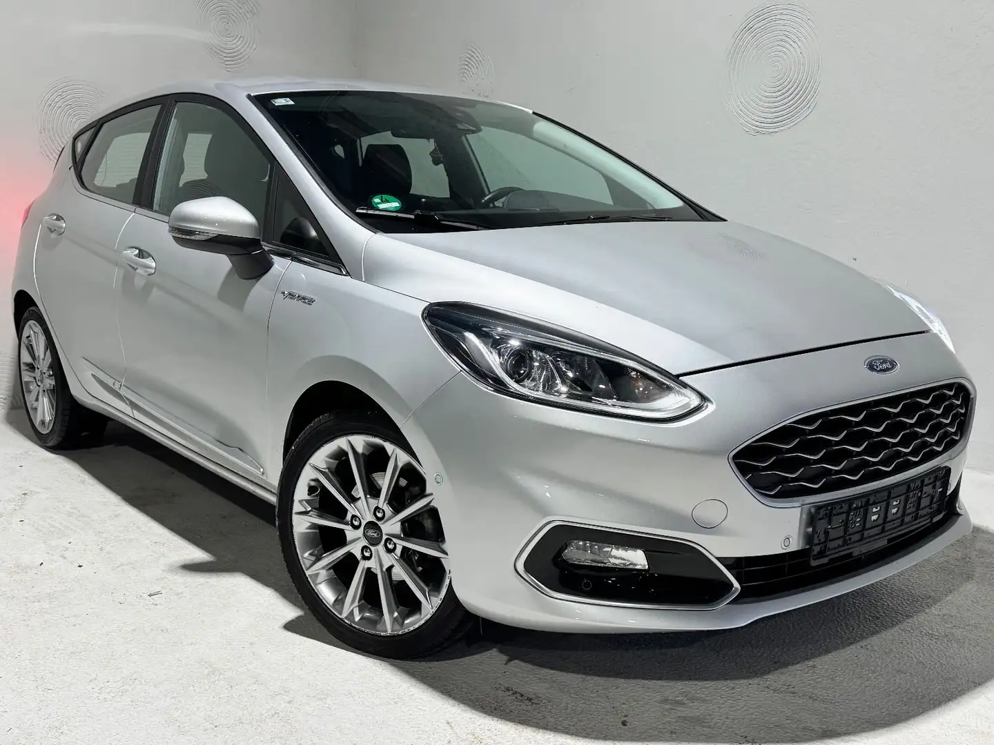 Ford Fiesta Vignale*Kamera*Teilleder*LED*ACC*1. Hand Silber - 1