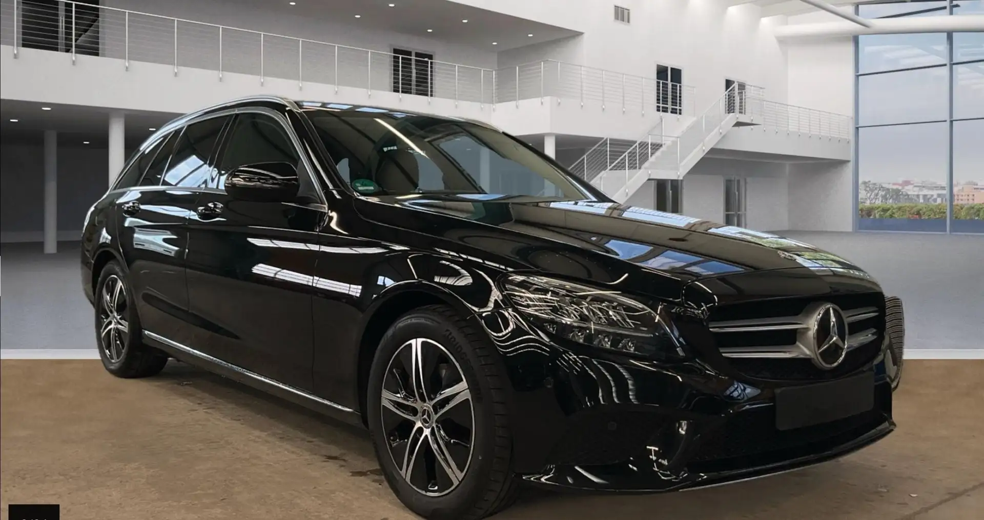 Mercedes-Benz C 200 d T AVANTG.9G/LED/LEDER/RFK/SIHZ/NAVI/PARKASSIST+ Schwarz - 2