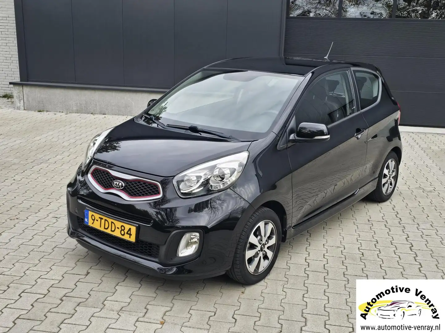 Kia Picanto 1.2 CVVT ISG PlusPack 23.900 km NAP uniek !!! Zwart - 1