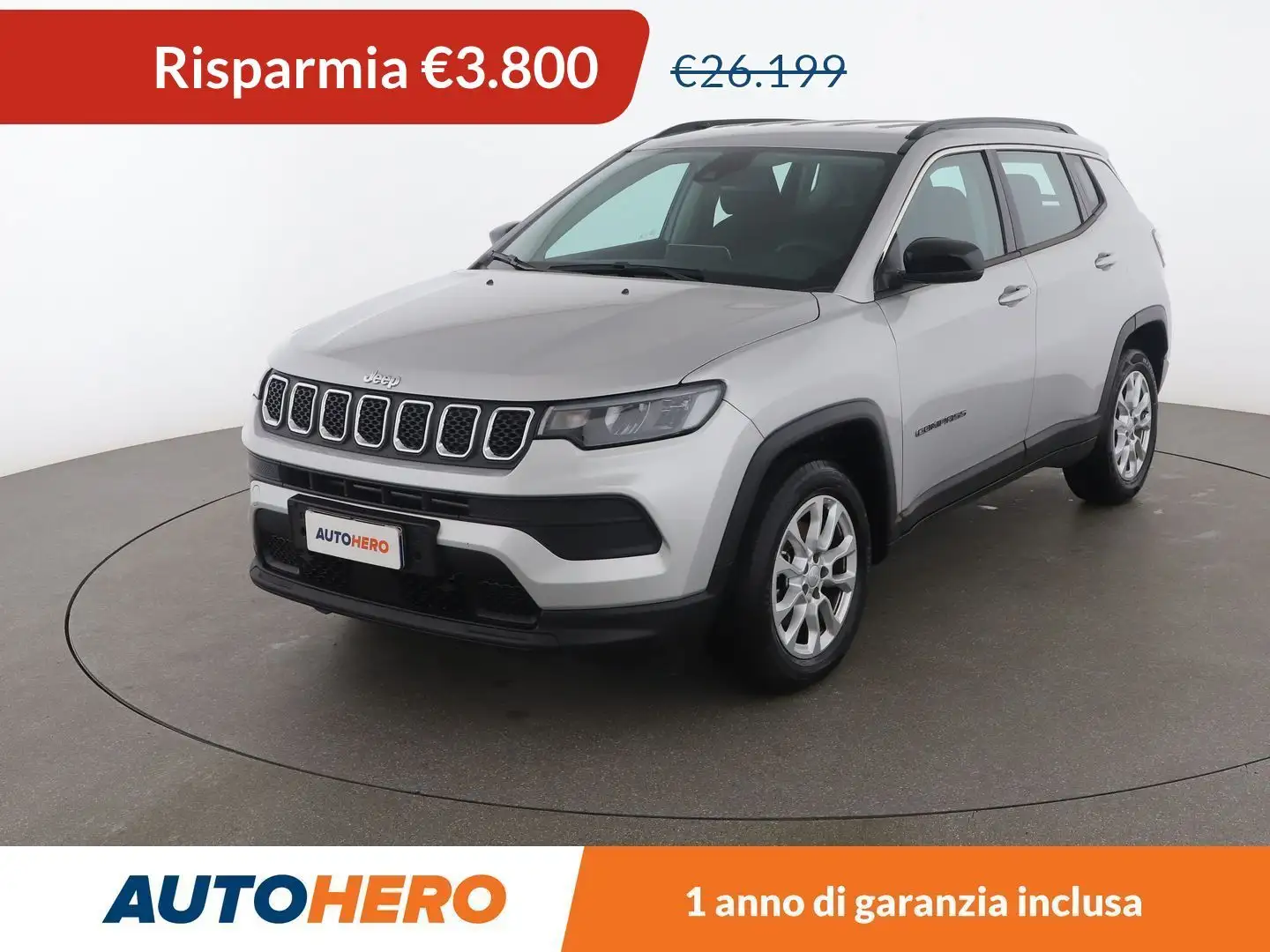Jeep Compass 1.5 GSE T4 e-Hybrid Night Eagle FWD Argento - 1